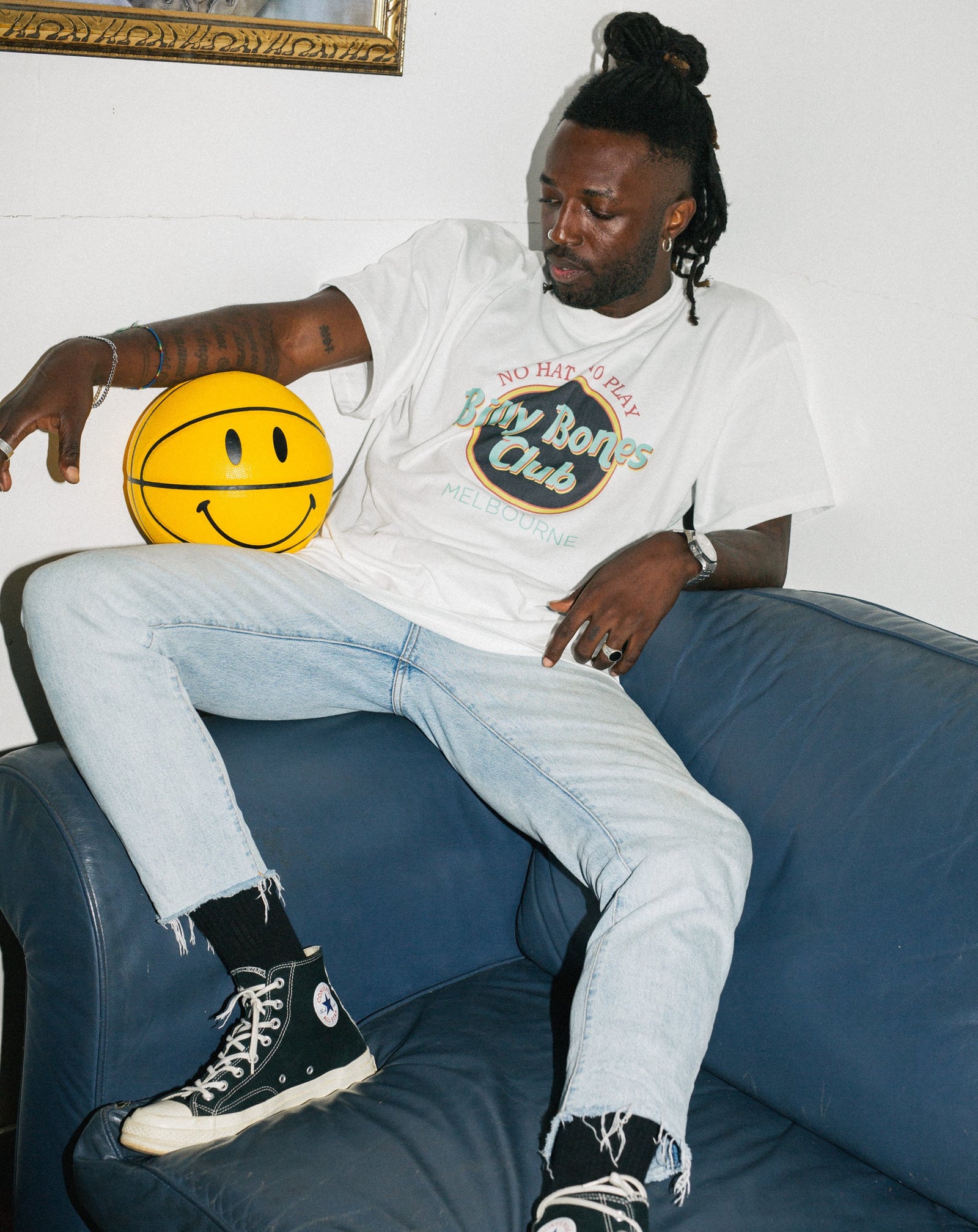 Billy Bones The Hard Knocks Tee - Vintage White Vintage white