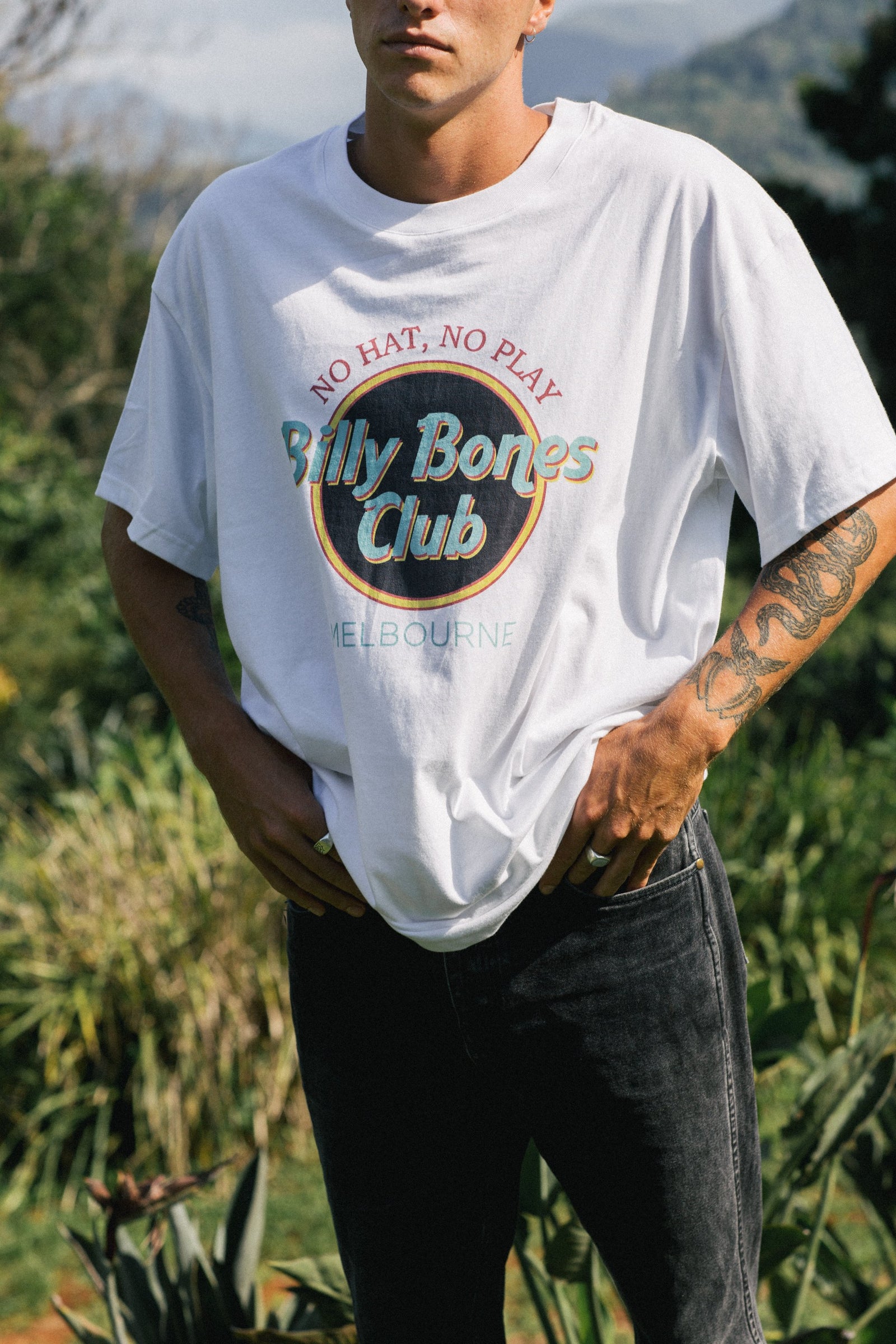 Billy Bones The Hard Knocks Tee - Vintage White Vintage white