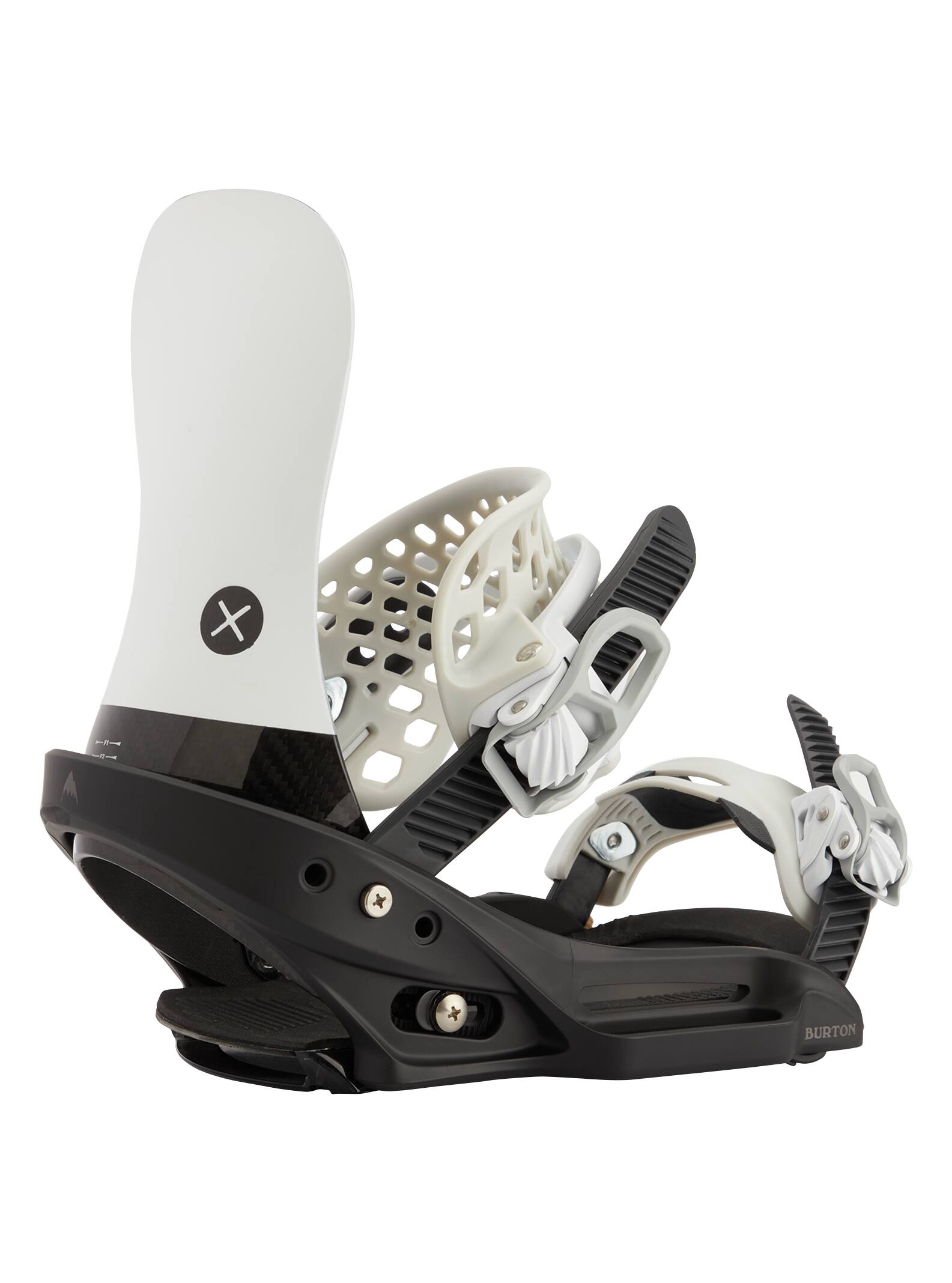 Burton X EST® Snowboard Bindings 2022 White / black