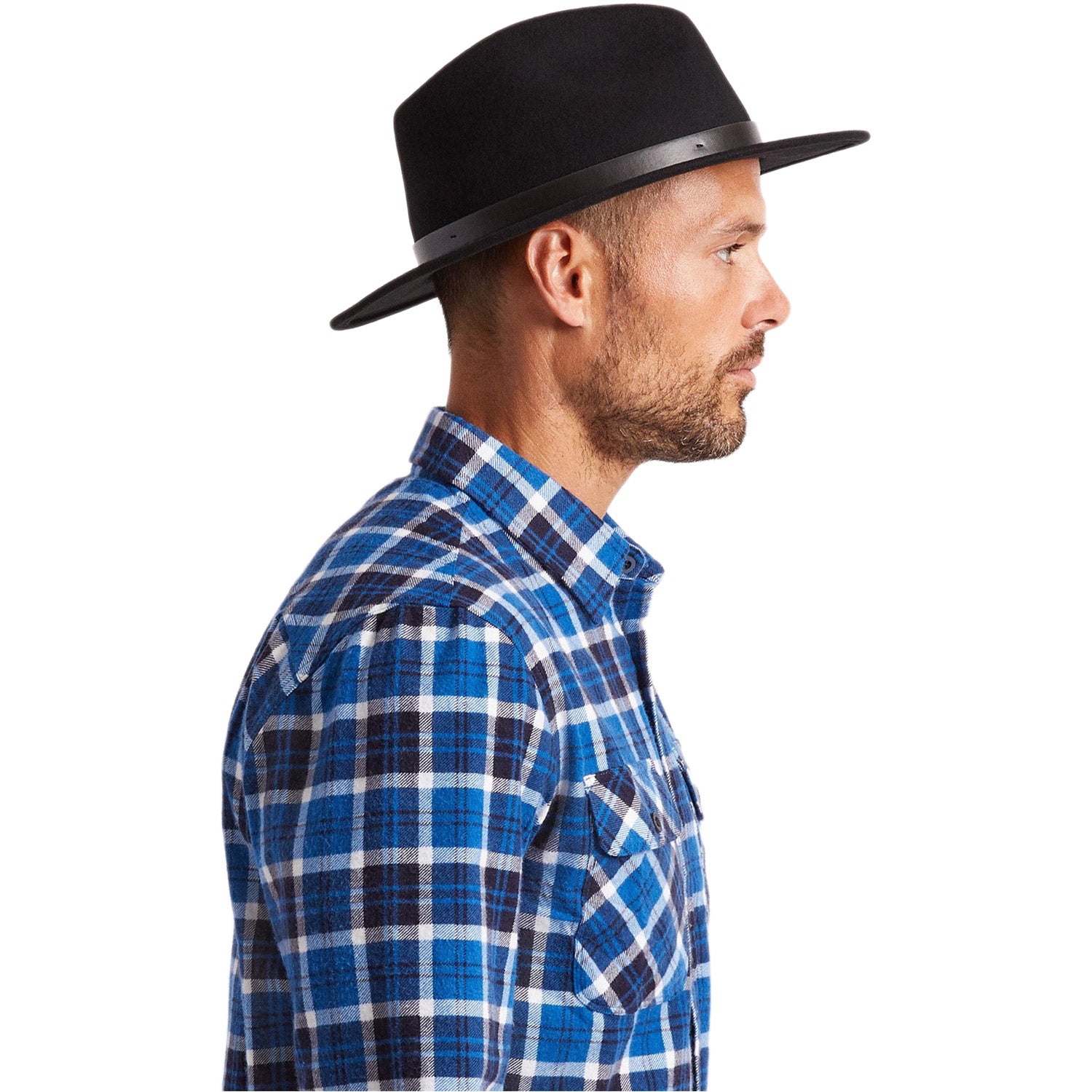 Brixton Messer Fedora Black/Black