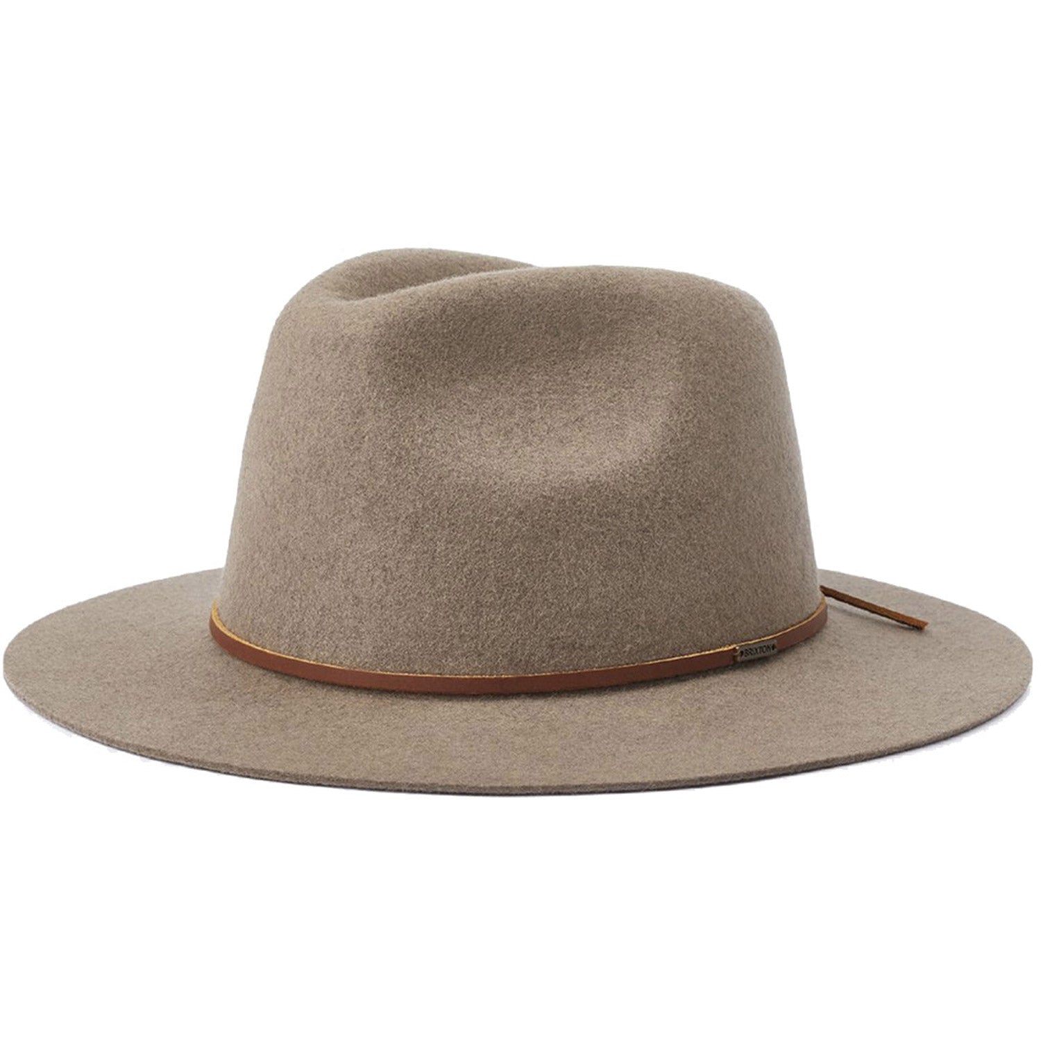 Brixton Wesley Fedora Heather Natural