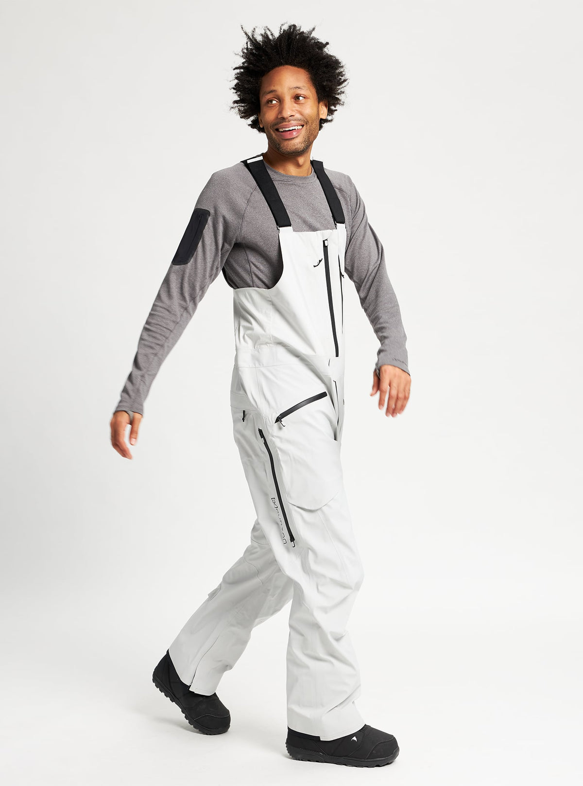 Burton [ak] GORE-TEX 3L Freebird Stretch Bib Pant 2022 Lunar gray