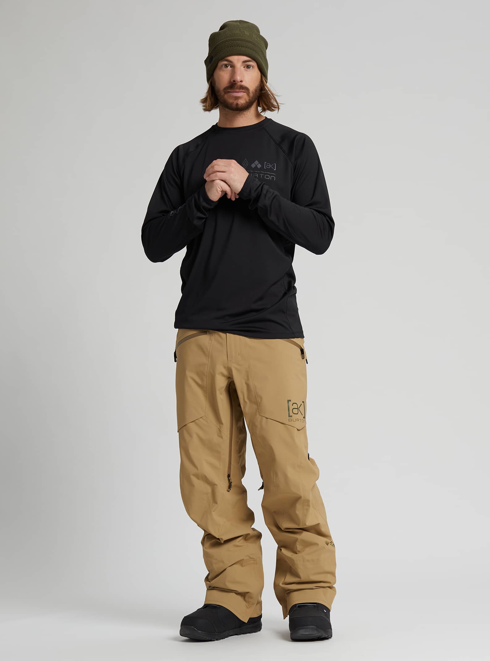 burton ak 3l hover snowboard pant Gore-TEX Pro recycled polyester shell backed by GORE Burton Mens AK Gore-Tex pro