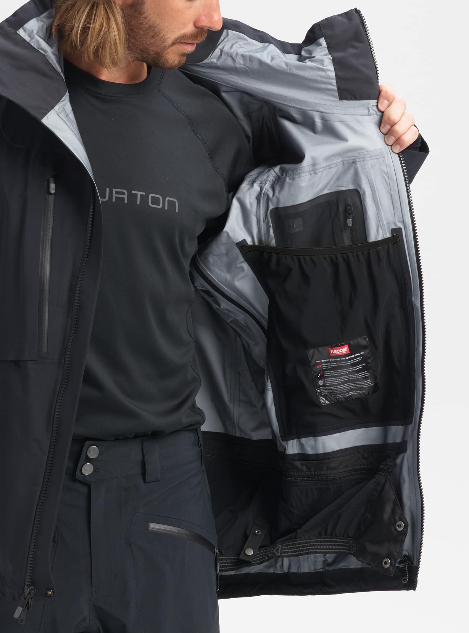 Burton [ak] GORE-TEX 3L Stretch Hover Jacket 2022 True black