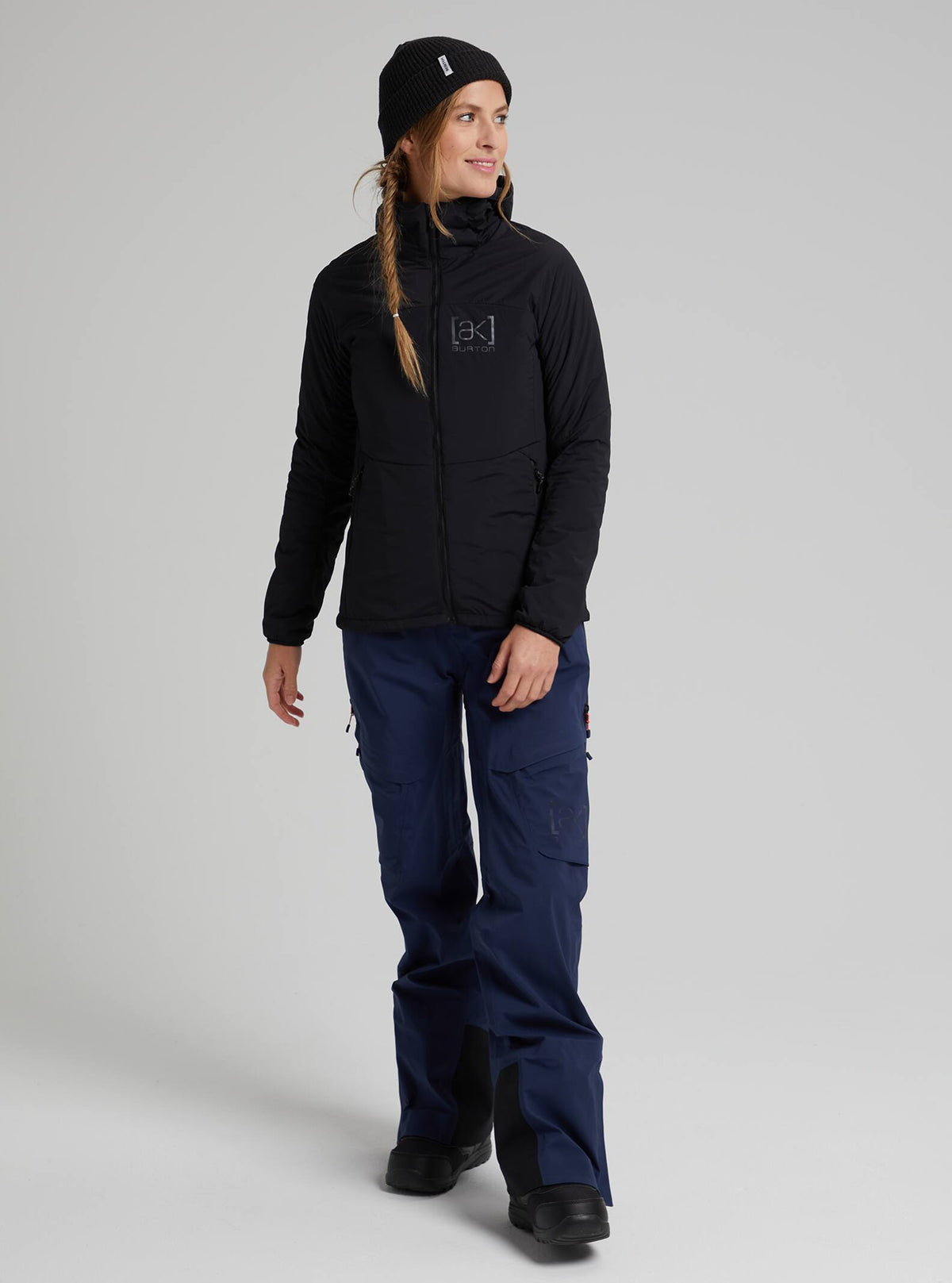Burton [ak] Helium Hooded Stretch Insulated Jacket 2022 True black