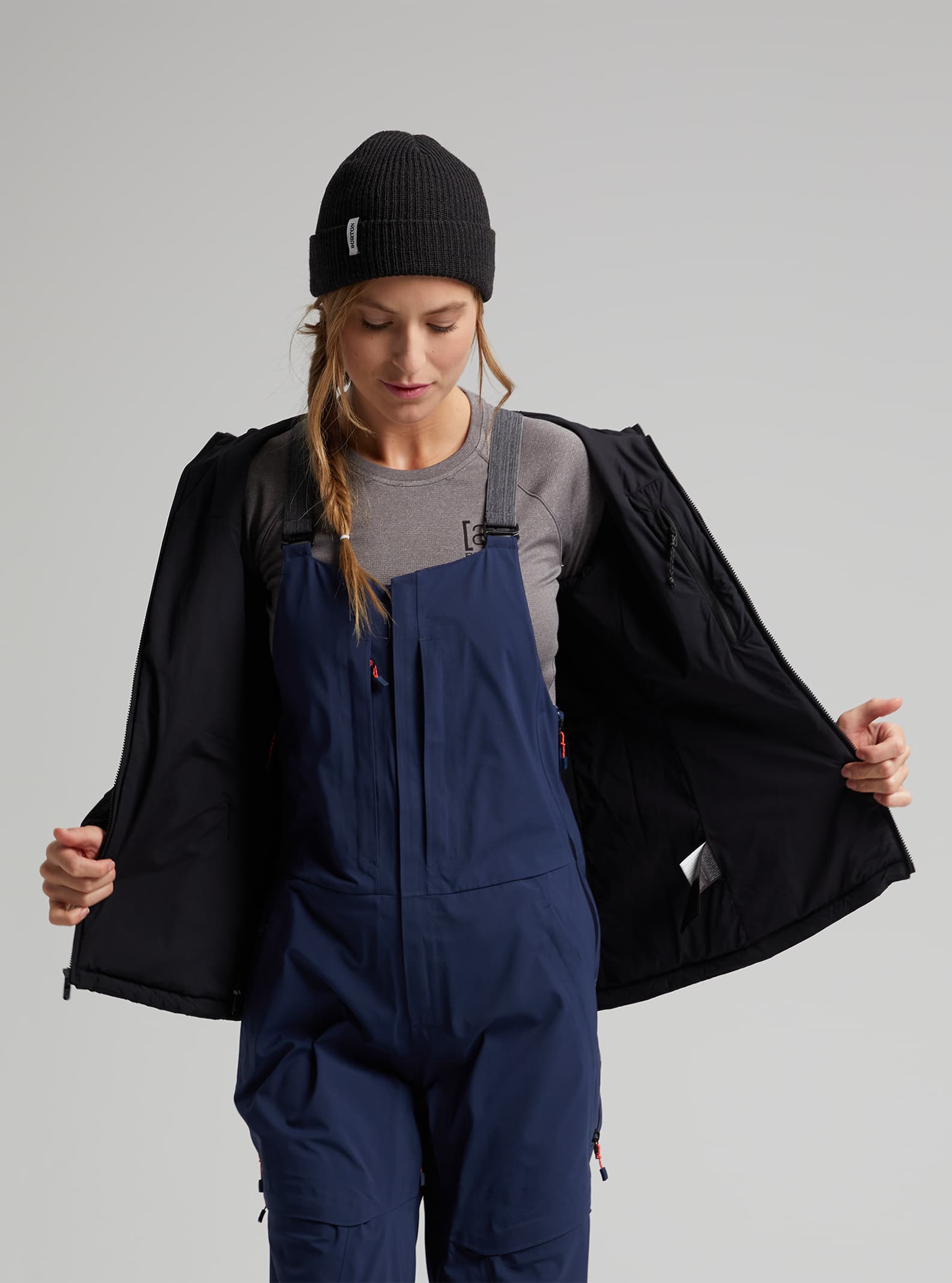 Burton [ak] Helium Hooded Stretch Insulated Jacket 2022 True black