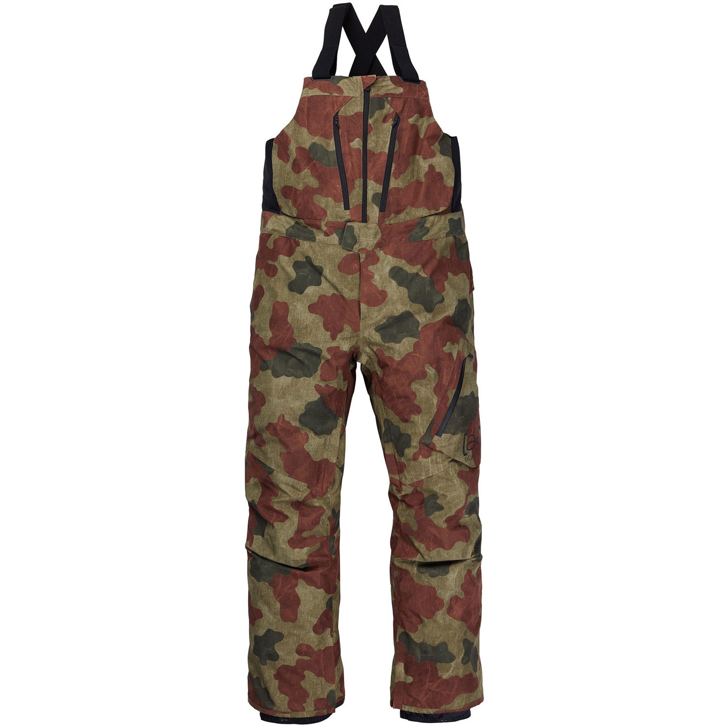 Burton [AK] Gore-Tex Cyclic Bib Snowboard Pant 2021 Martini Olive / Telo Camo