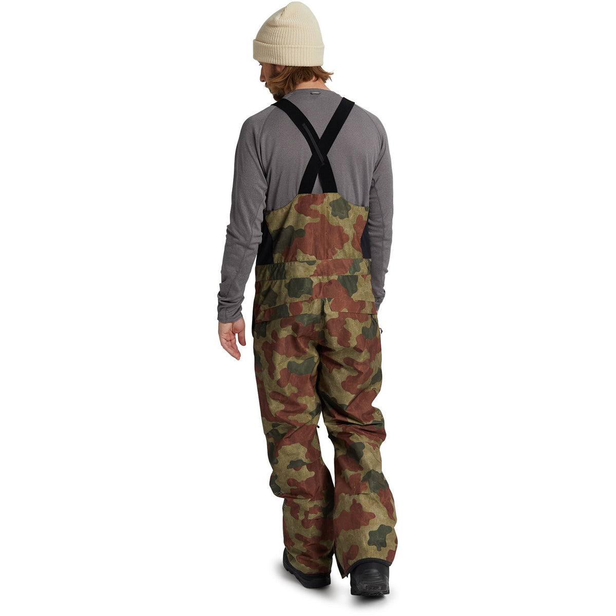 Burton [AK] Gore-Tex Cyclic Bib Snowboard Pant 2021 Martini Olive / Telo Camo