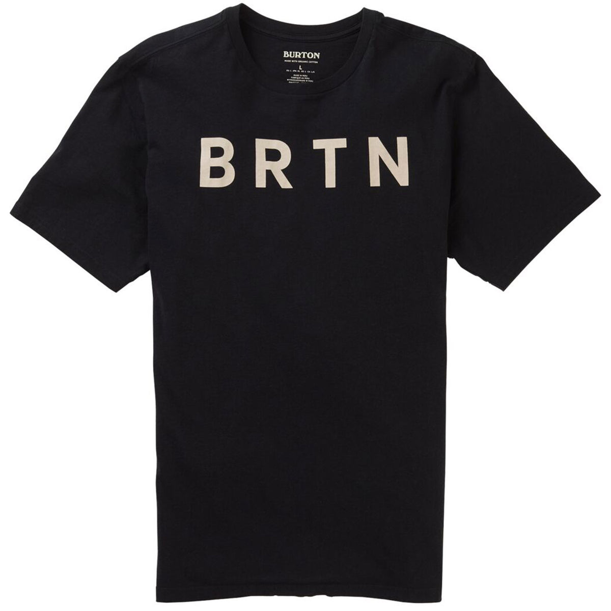 Burton BRTN Short Sleeve T-Shirt 2021 True Black