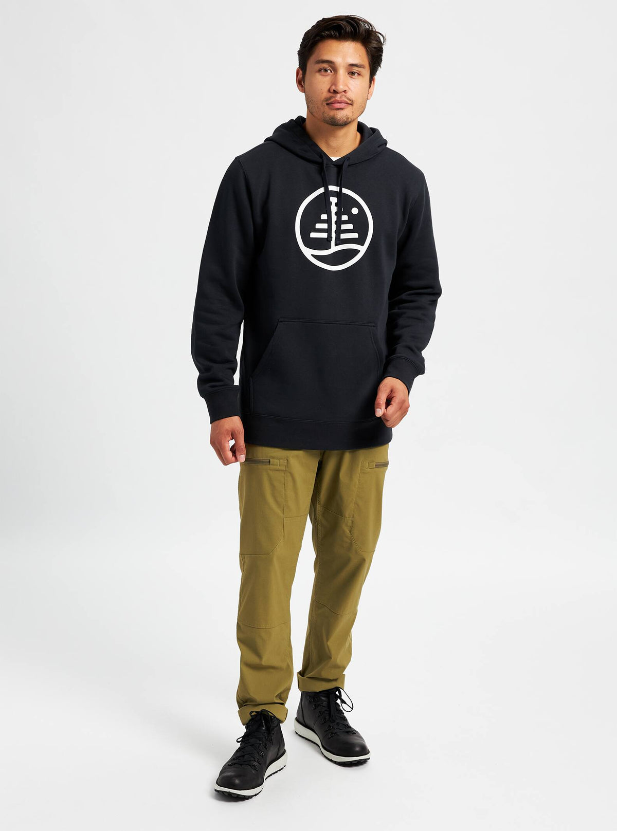 Burton Burton Family Tree Pullover Hoodie True Black