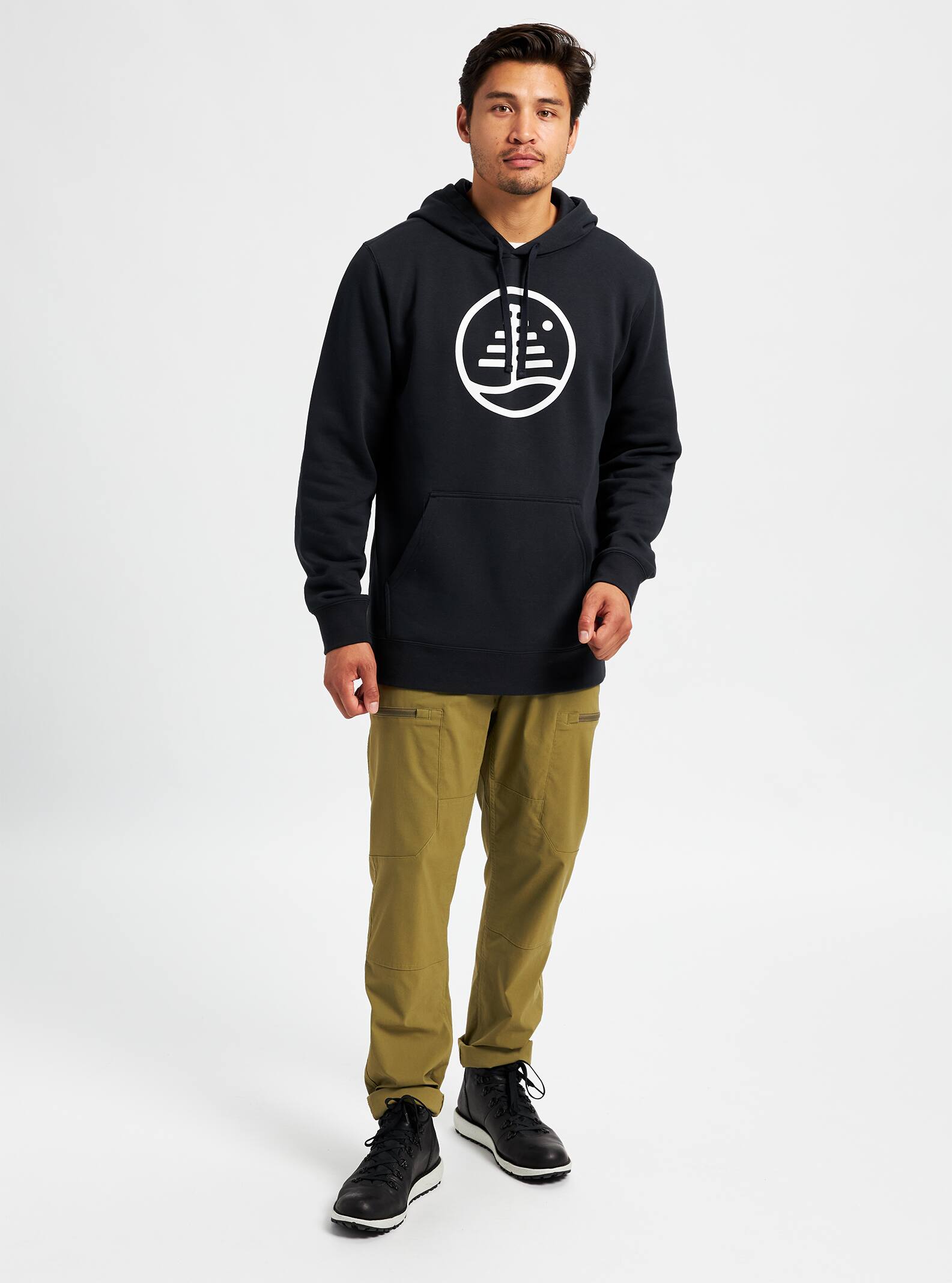 Burton Burton Family Tree Pullover Hoodie True Black