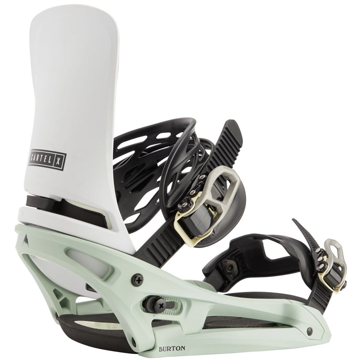 Burton Cartel X EST Snowboard Binding 2021 Neo-Mint / White