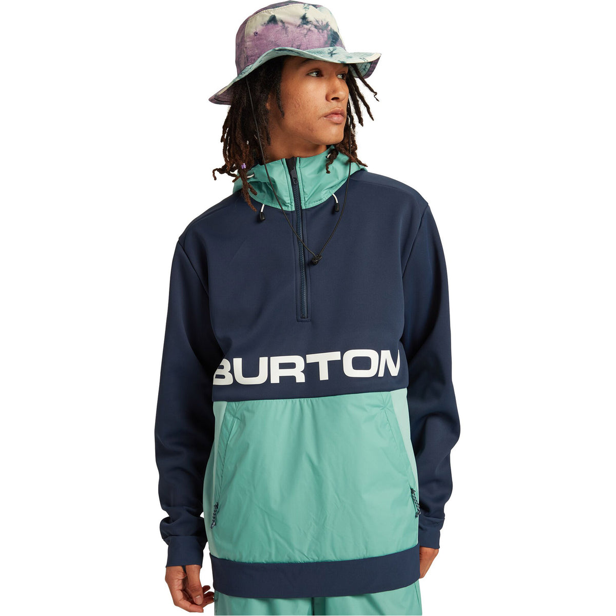 Burton Crown Weatherproof Performance Pullover Fleece 2020 Dress Blue