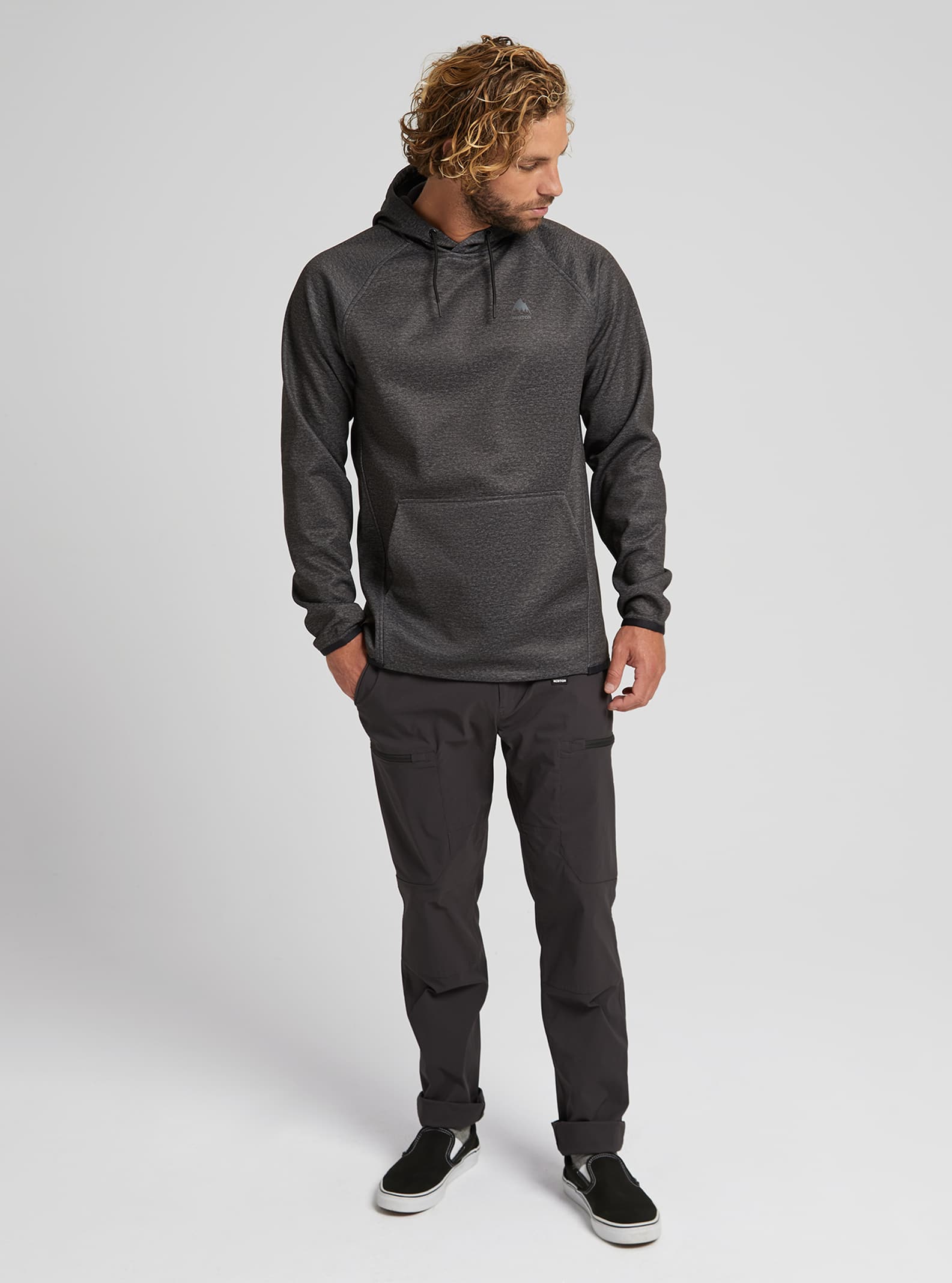 Burton Crown Weatherproof Pullover Fleece 2022 True black heather