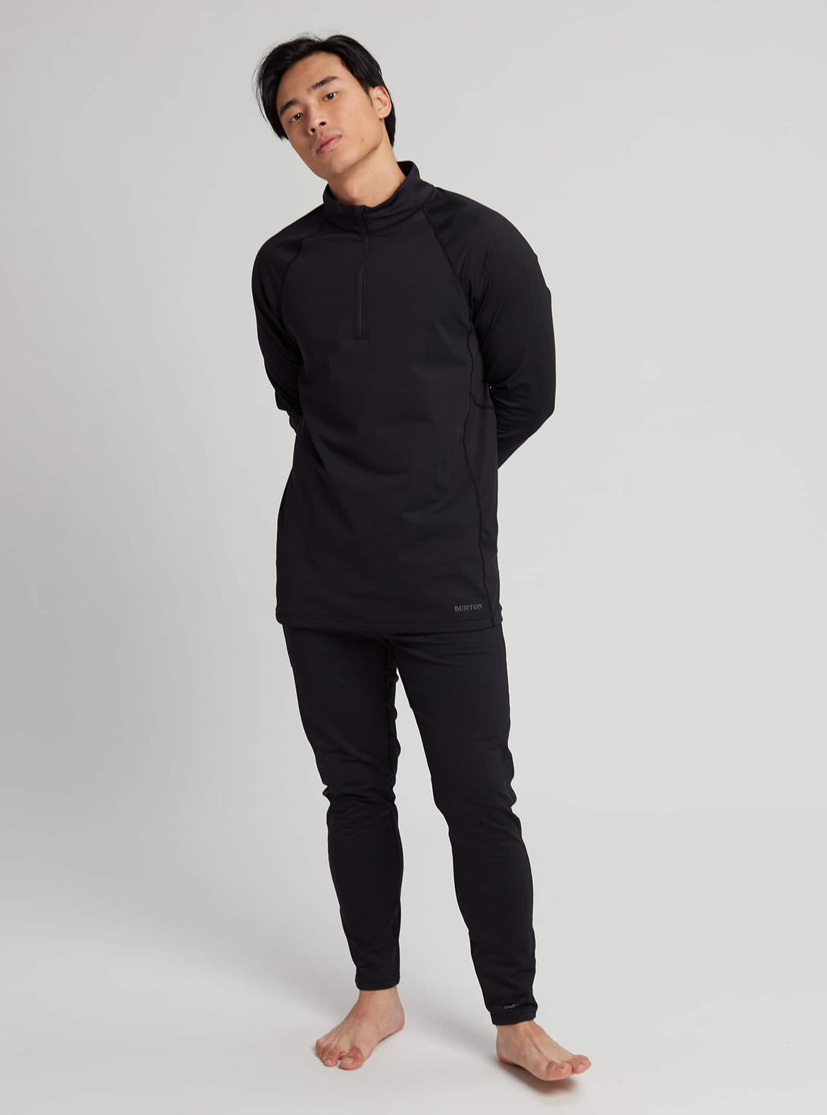 Burton Heavyweight X Base Layer Quarter-Zip 2022 True black