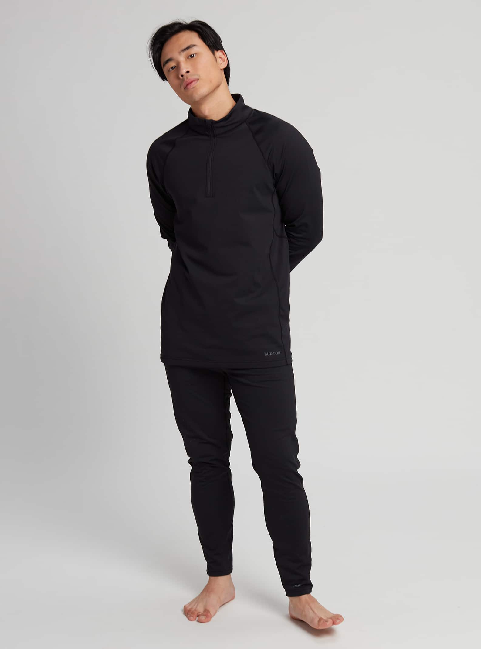 Burton Heavyweight X Base Layer Quarter-Zip 2022 True black