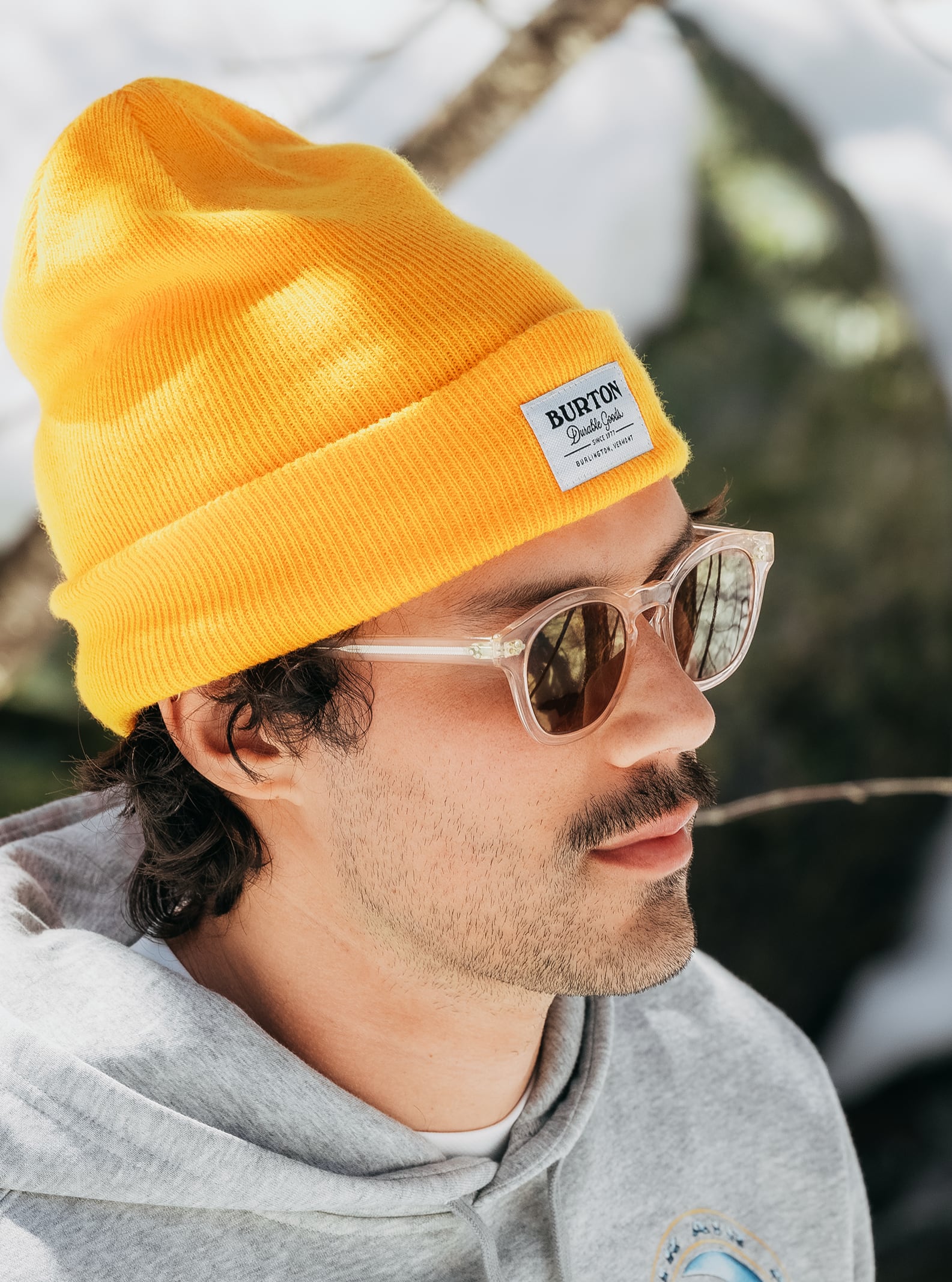 Burton Kactusbunch Tall Beanie 2022 Cadmium yellow