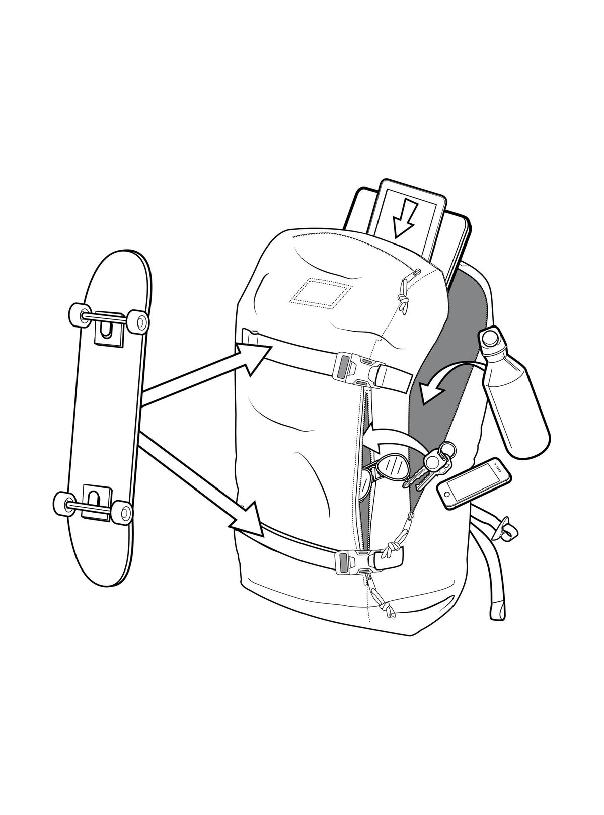 Burton Kilo 2.0 27L Backpack 2022 True black