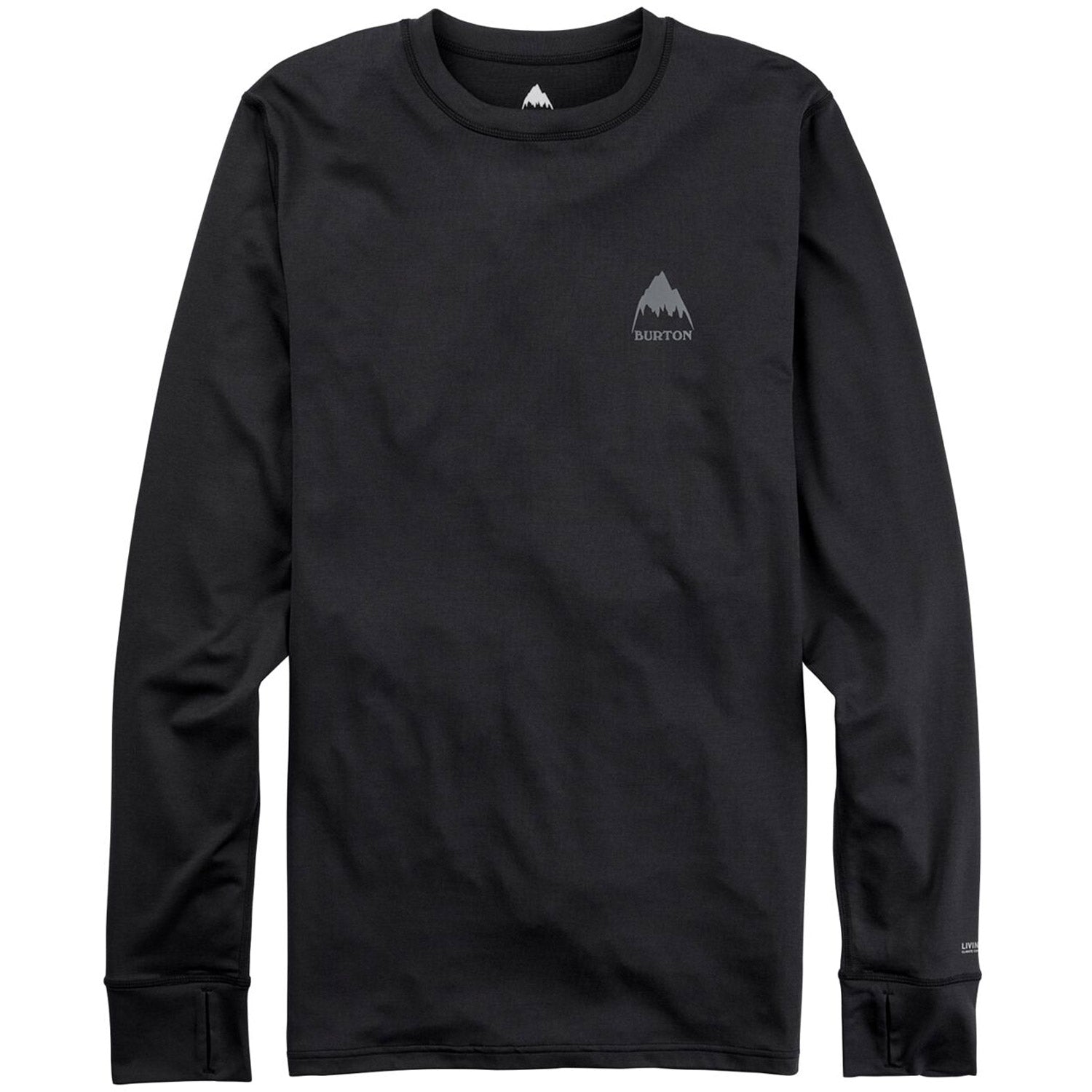 Burton Lightweight X Crew Neck Base Layer 2021 True Black