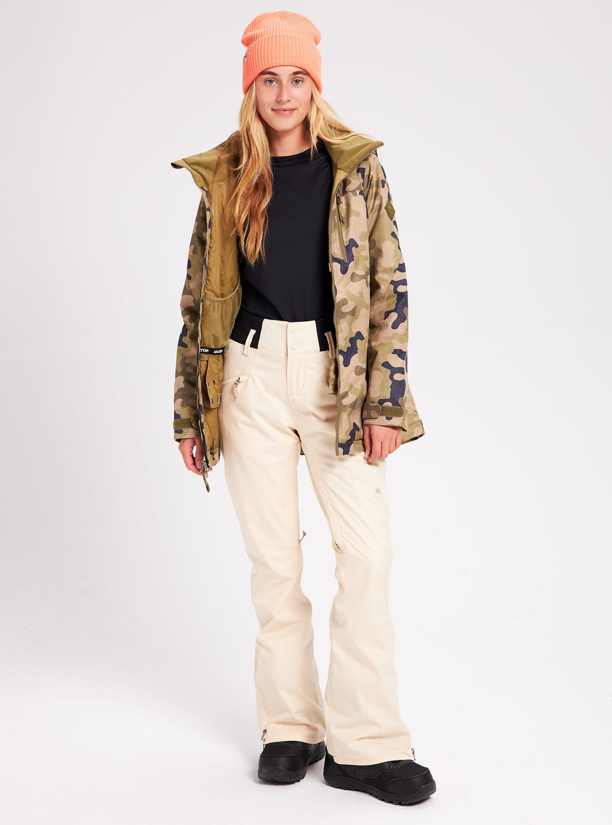 Burton Marcy High Rise Stretch Pant 2022 Creme brulee
