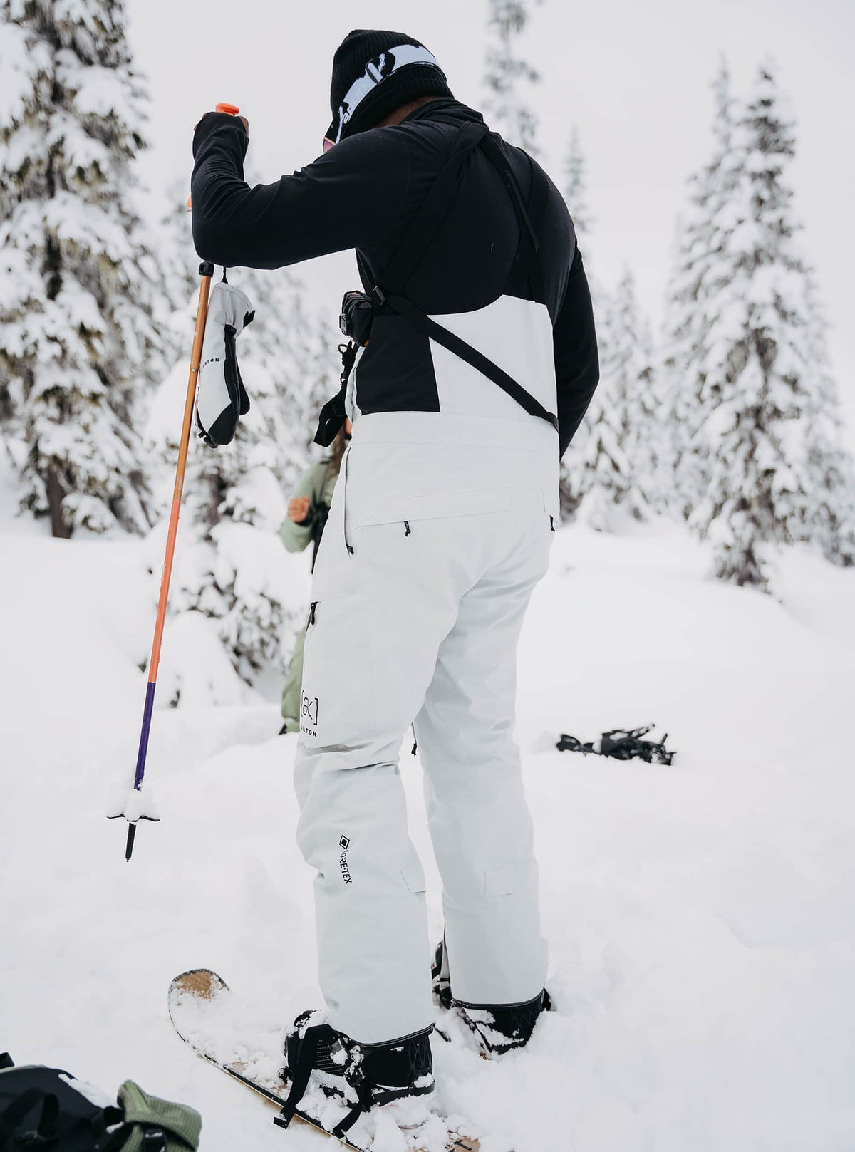 Burton Men's Burton [ak] Cyclic GORE-TEX 2L Bib Pants Gray Cloud