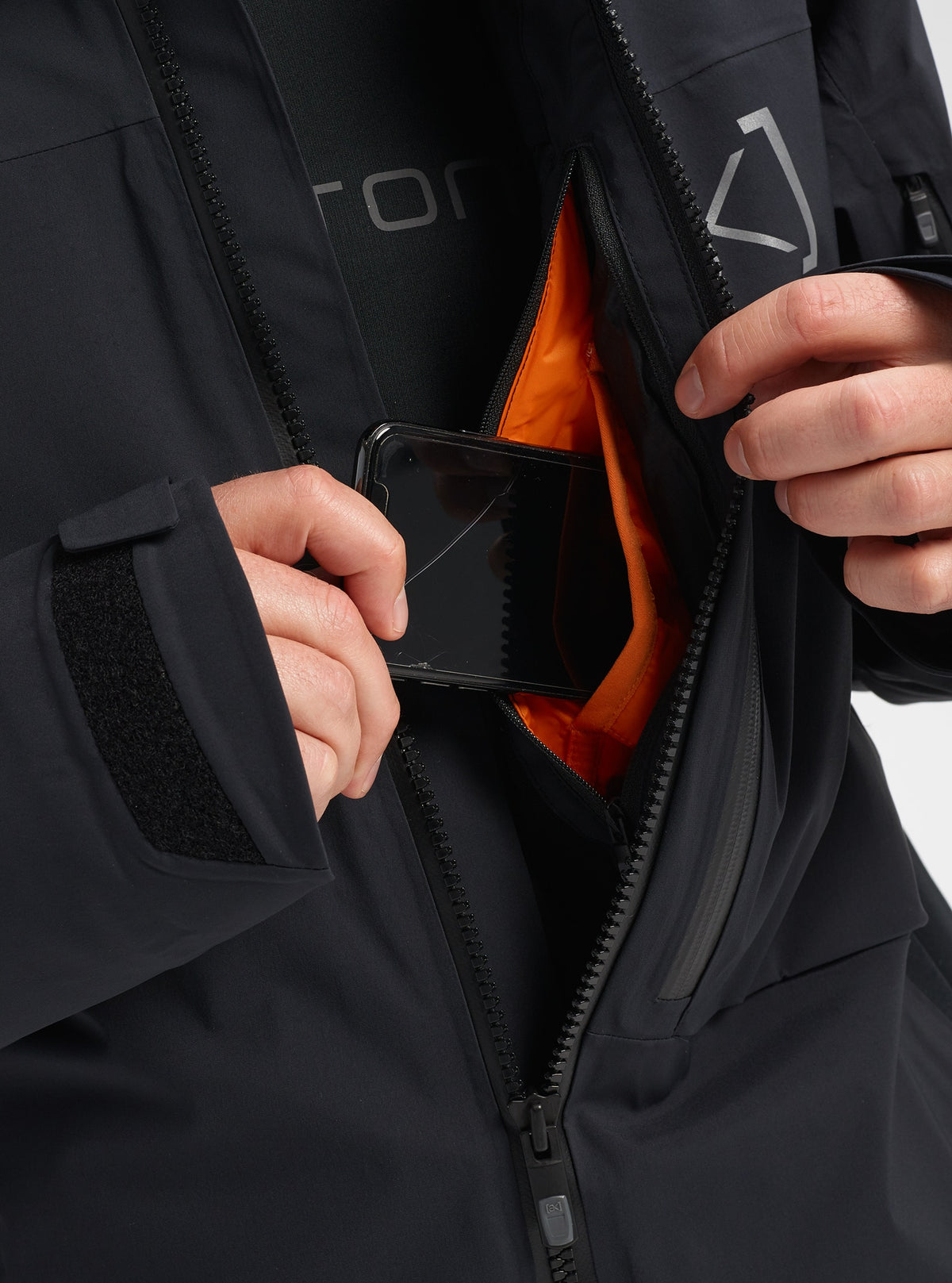 Burton Men's Burton [ak] Helitack GORE-TEX  2L Stretch Jacket True Black
