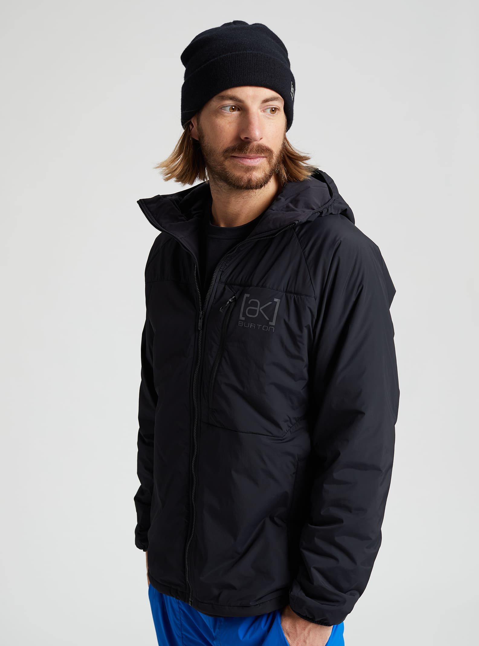 Burton Men's Burton [ak] Helium Hooded Stretch Insulated Jacket True Black
