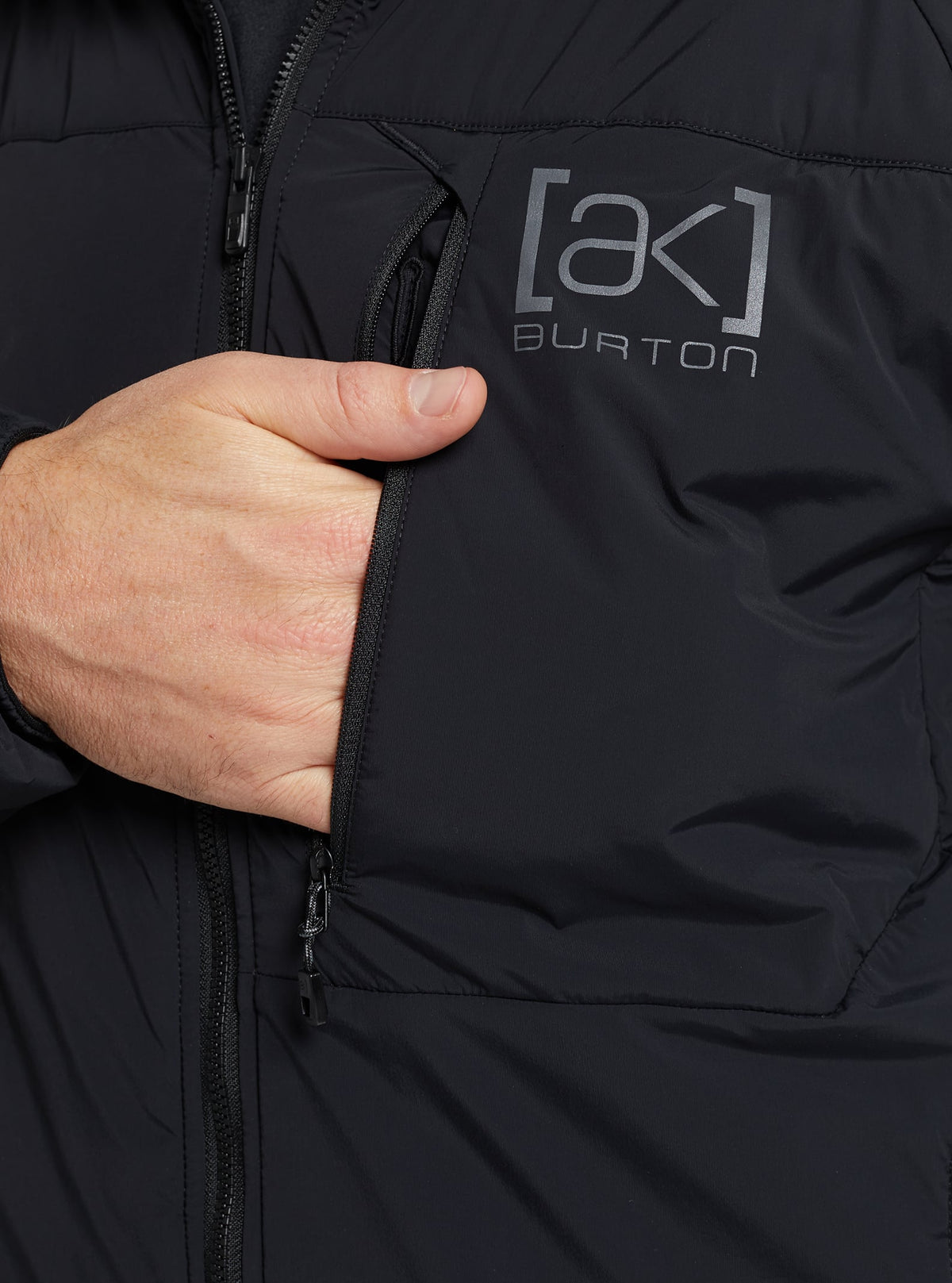 Burton Men's Burton [ak] Helium Hooded Stretch Insulated Jacket True Black