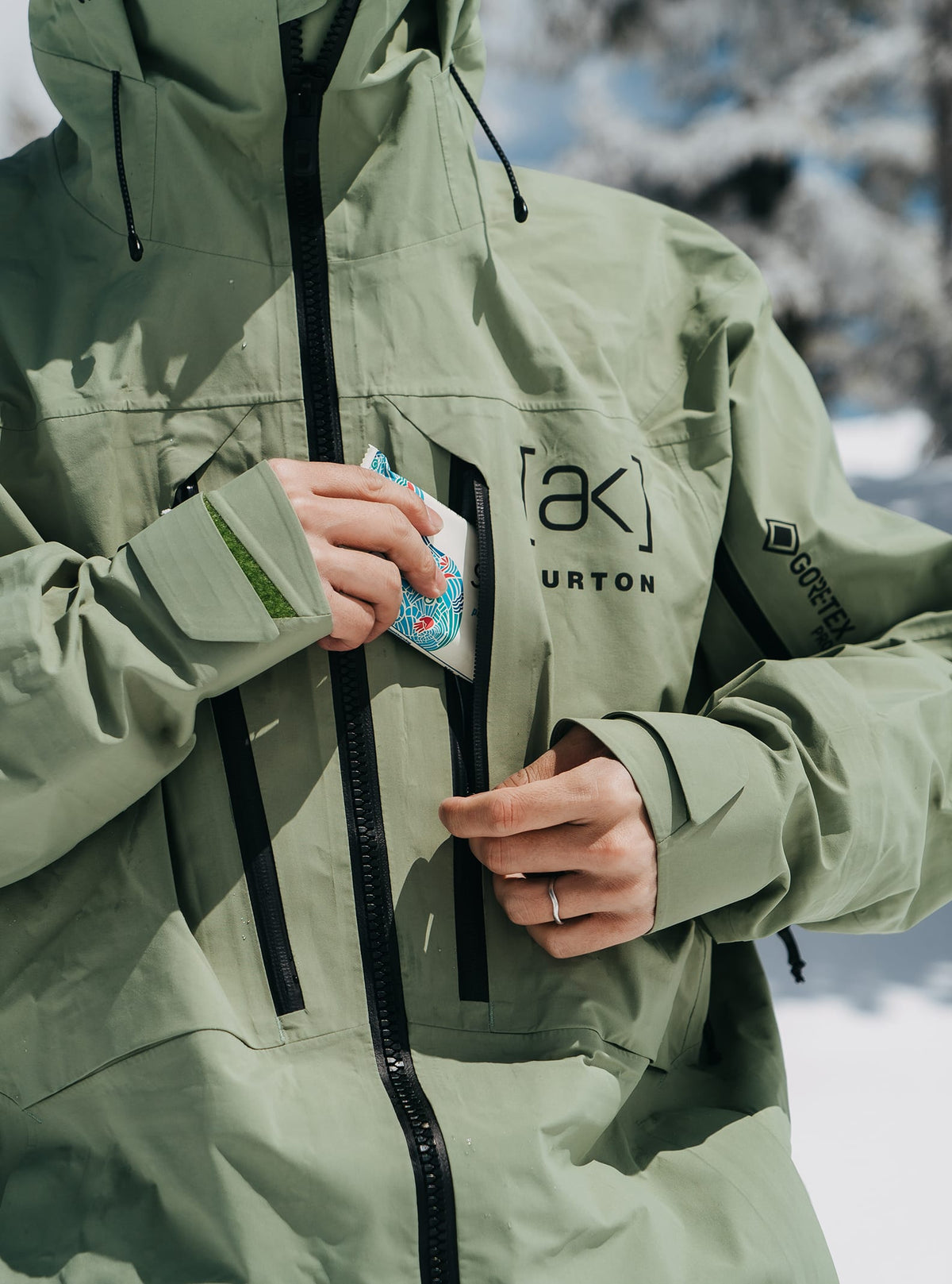 Burton Men's Burton [ak] Hover GORE-TEX PRO 3L Jacket Hedge Green
