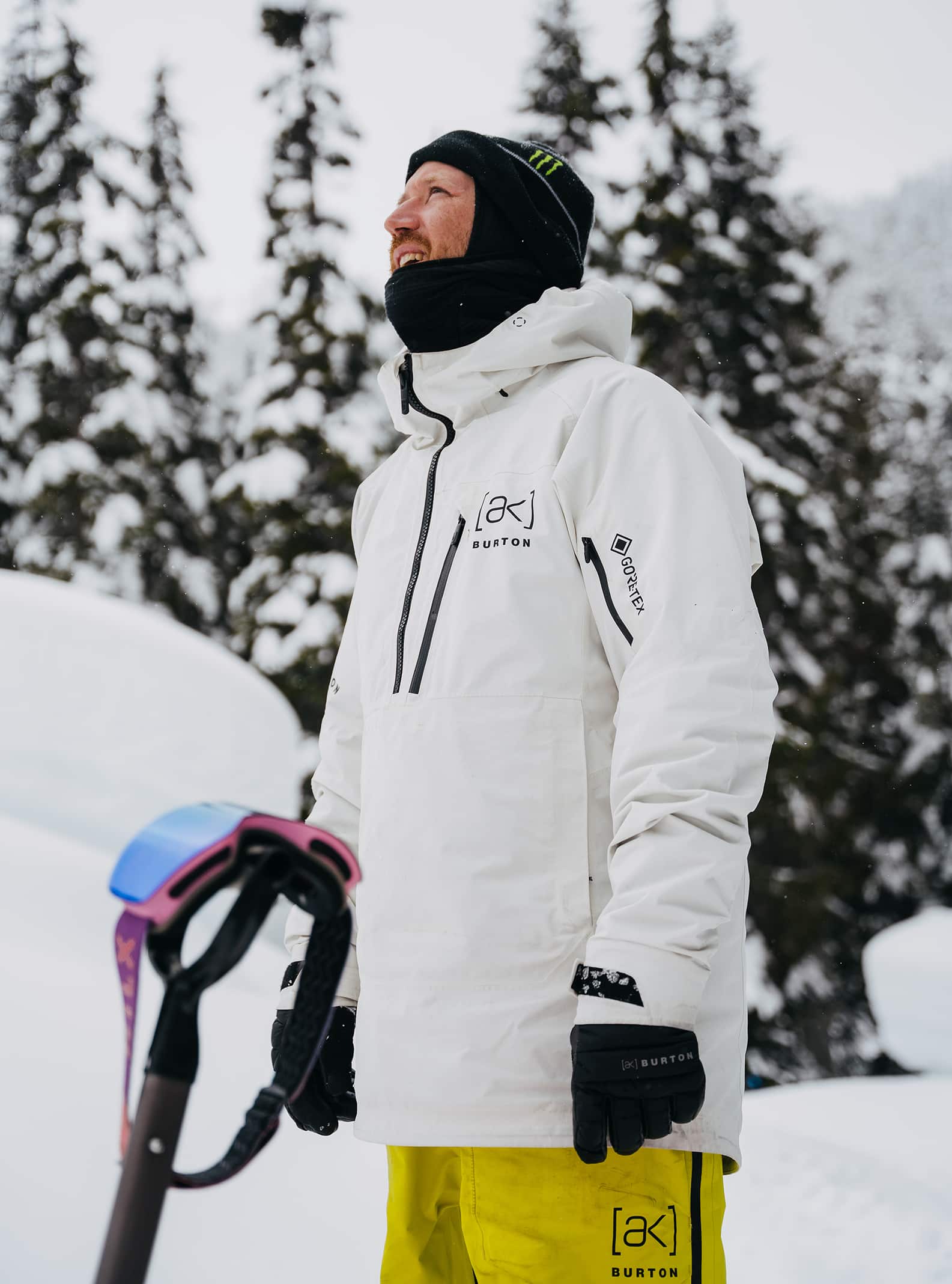 Burton Men's Burton [ak] Velocity GORE-TEX  2L Anorak Jacket Stout White