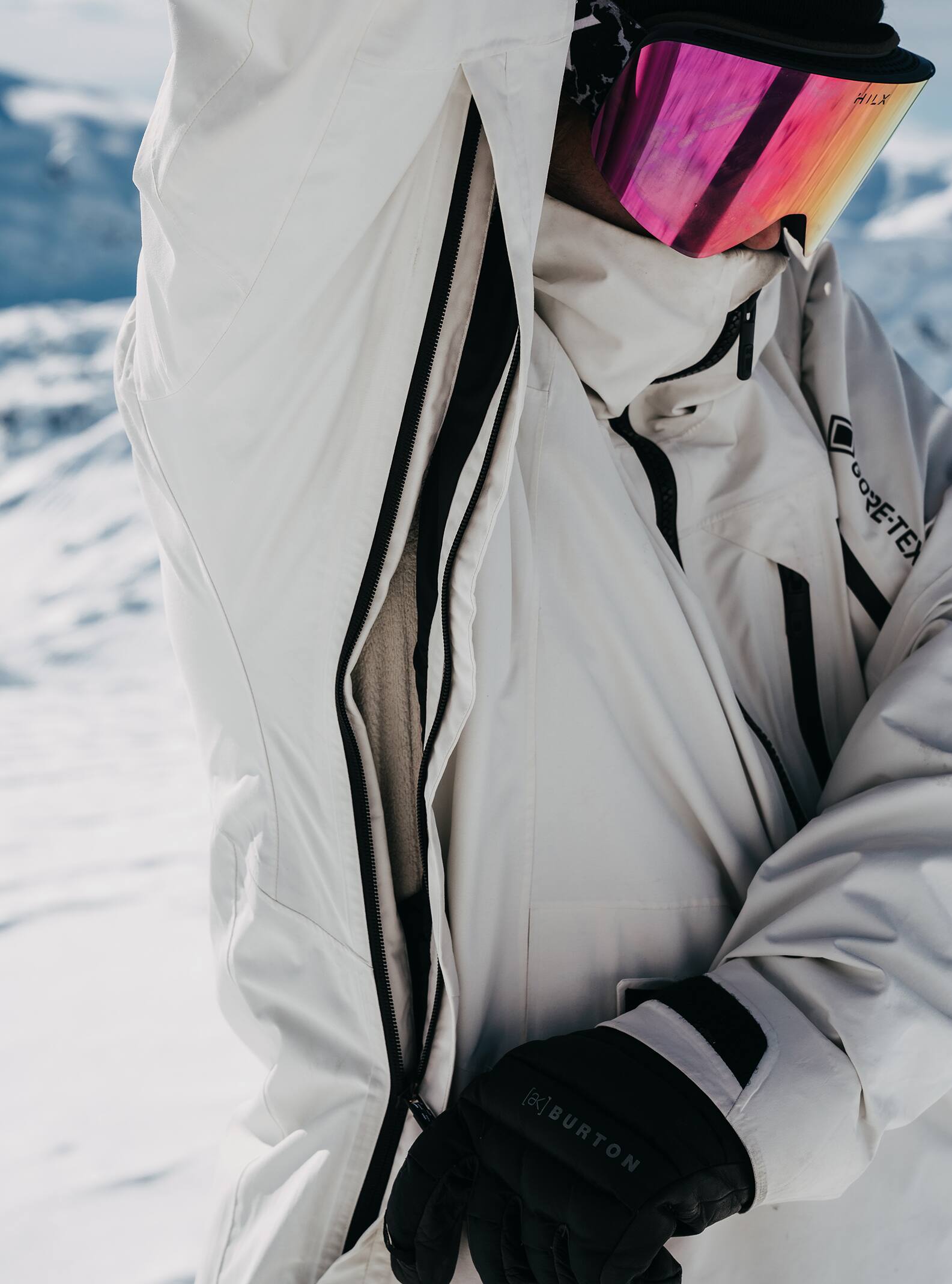 Burton Men's Burton [ak] Velocity GORE-TEX  2L Anorak Jacket Stout White