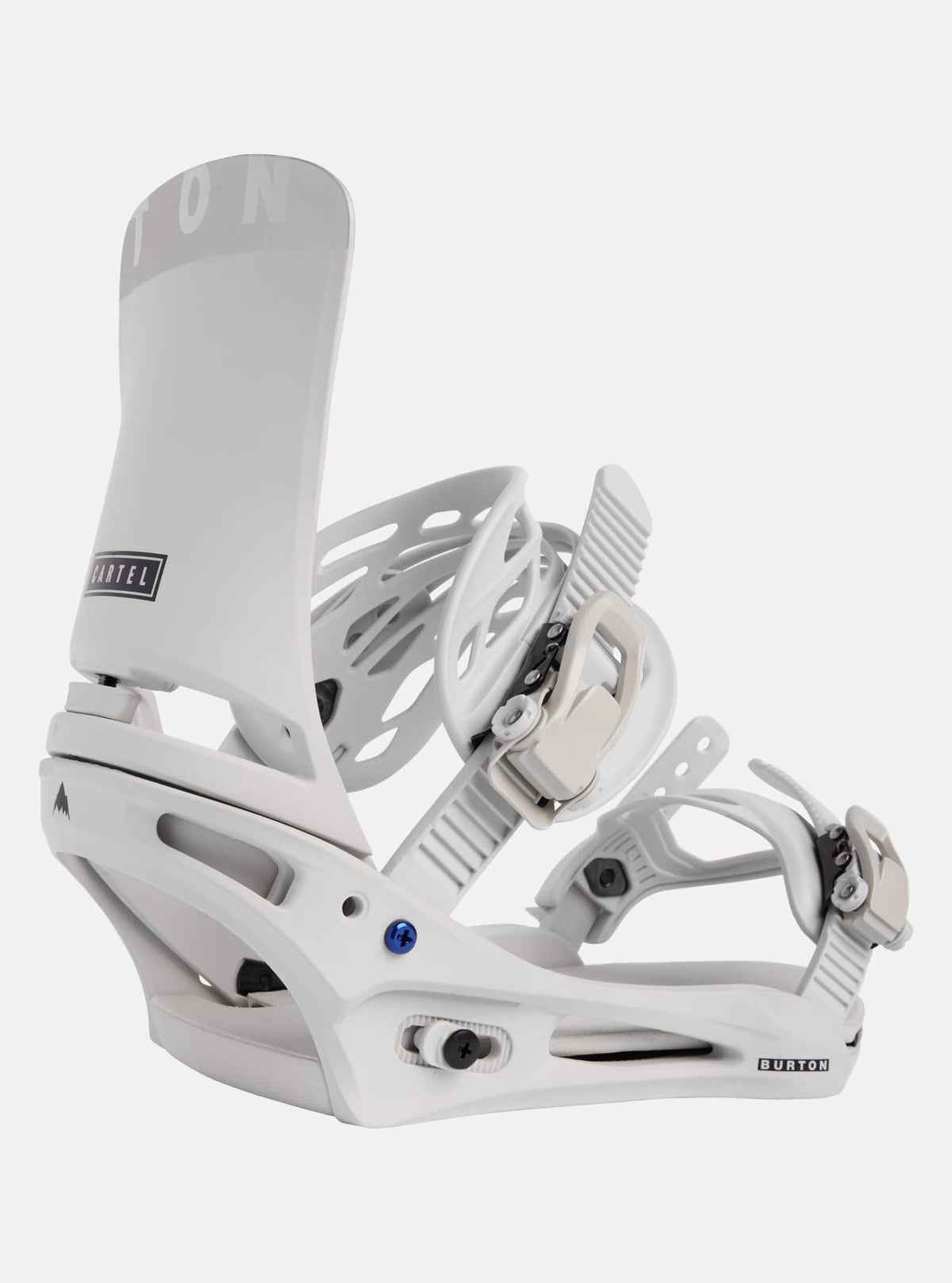 Burton Men's Burton Cartel Re:Flex Snowboard Bindings Gray Cloud