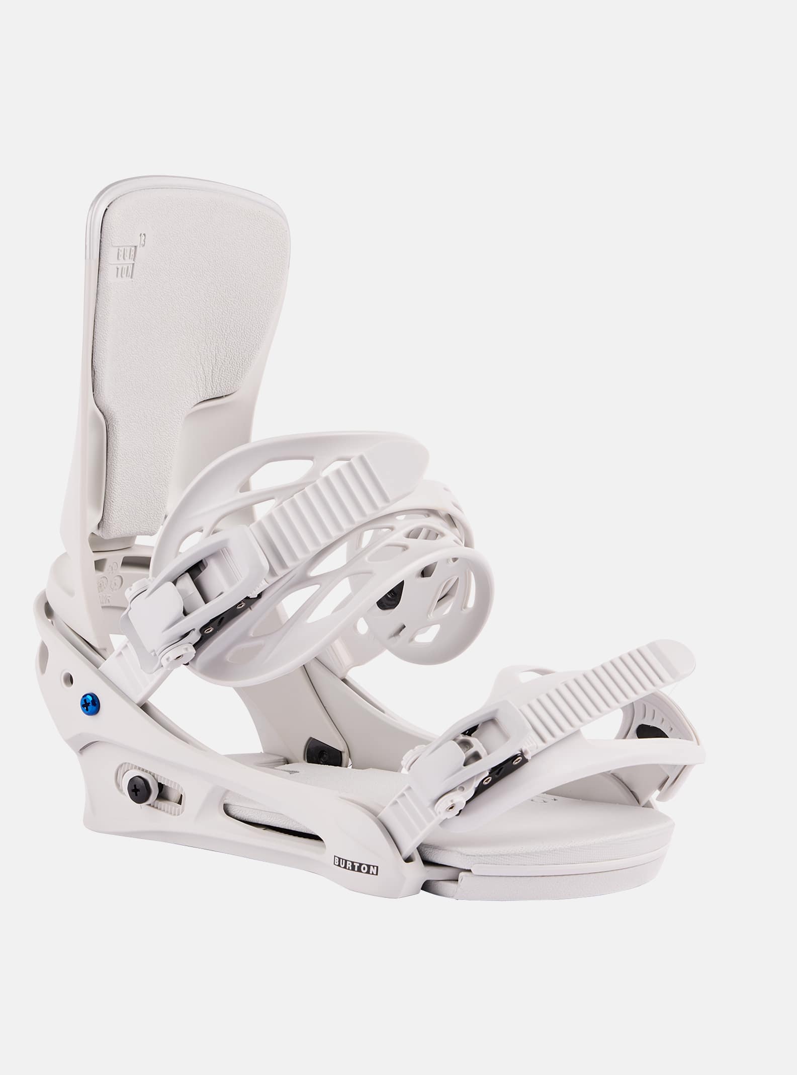 Burton Men's Burton Cartel Re:Flex Snowboard Bindings Gray Cloud