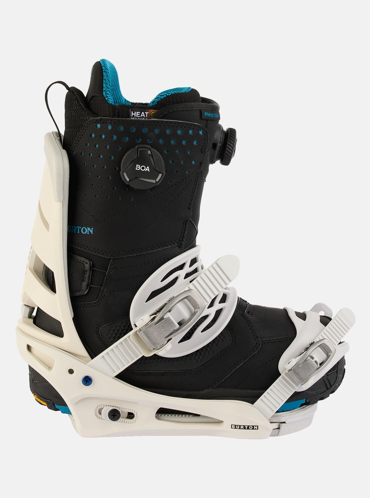 Burton Men's Burton Mission Re:Flex Snowboard Bindings Stout White