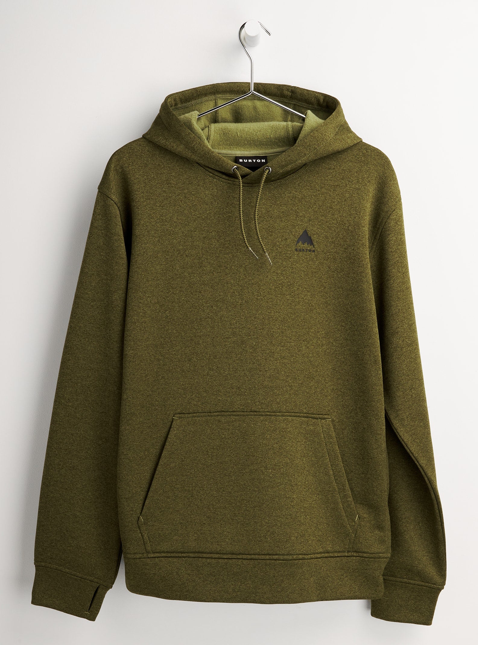 Burton Men's Burton Oak Pullover Hoodie Martini Olive Heather