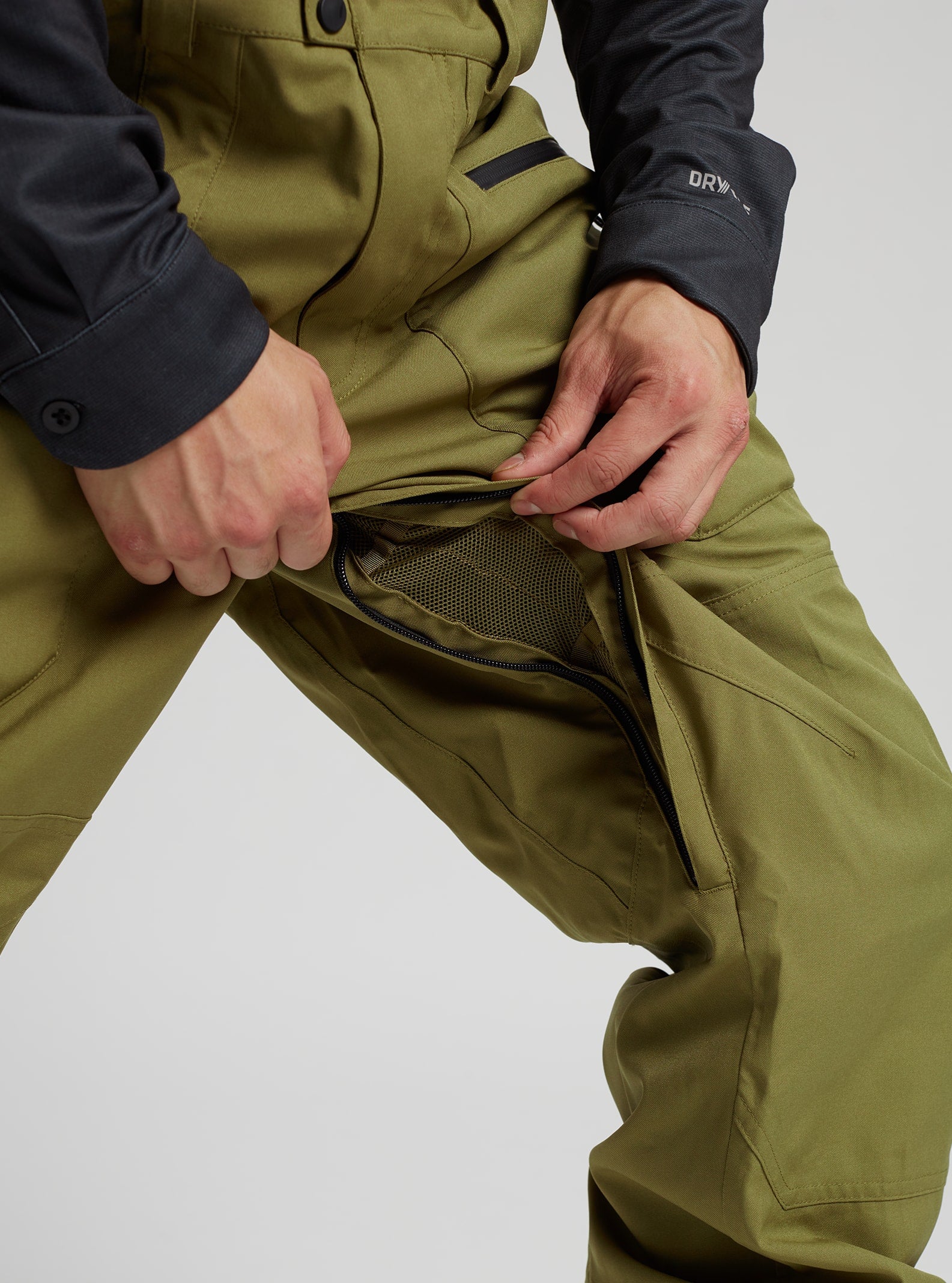 Burton Men's Burton Reserve 2L Bib Pants Martini Olive