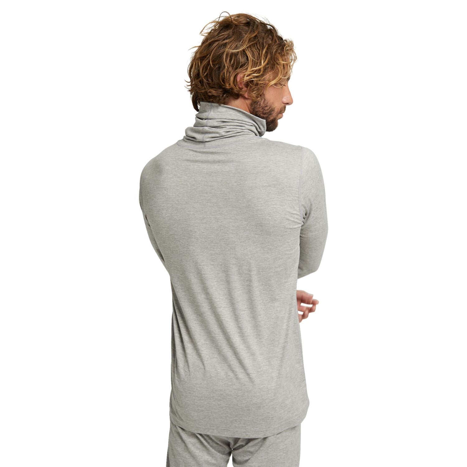 Men's Midweight Base Layer Long Neck Shirt