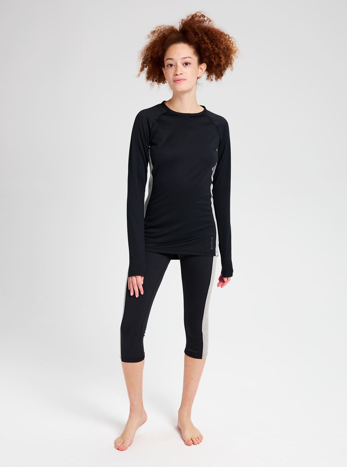 Burton Midweight X Base Layer Crew 2022 True black