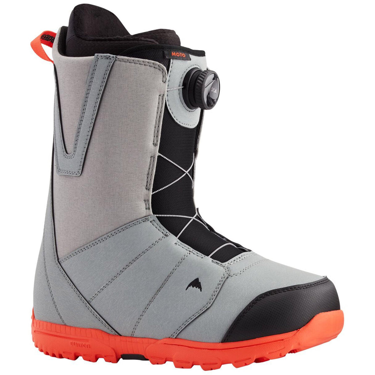 Burton Moto Boa Wide Snowboard Boot 2021 Gray/Red