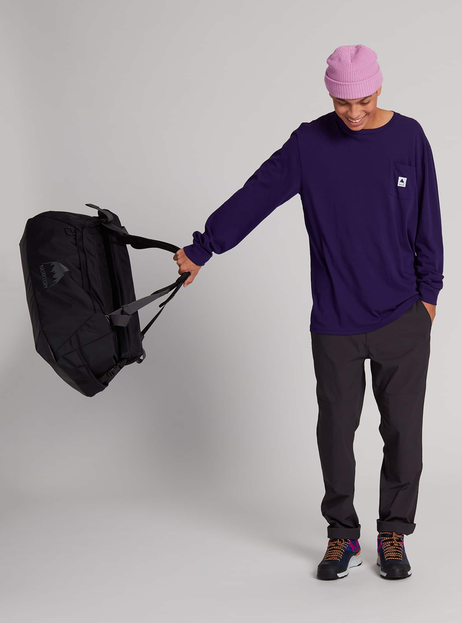 Burton Multipath 60L Expandable Duffel Bag 2022 Mulled berry coated