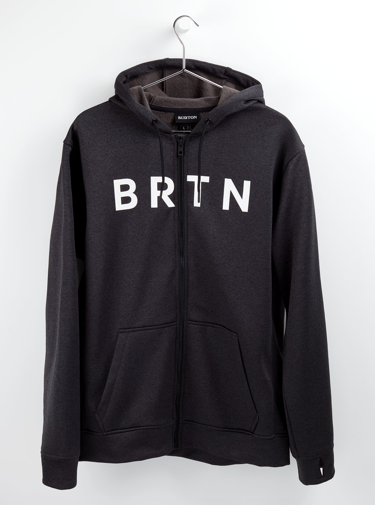 Burton Oak Seasonal Full-Zip Fleece 2022 True black heather