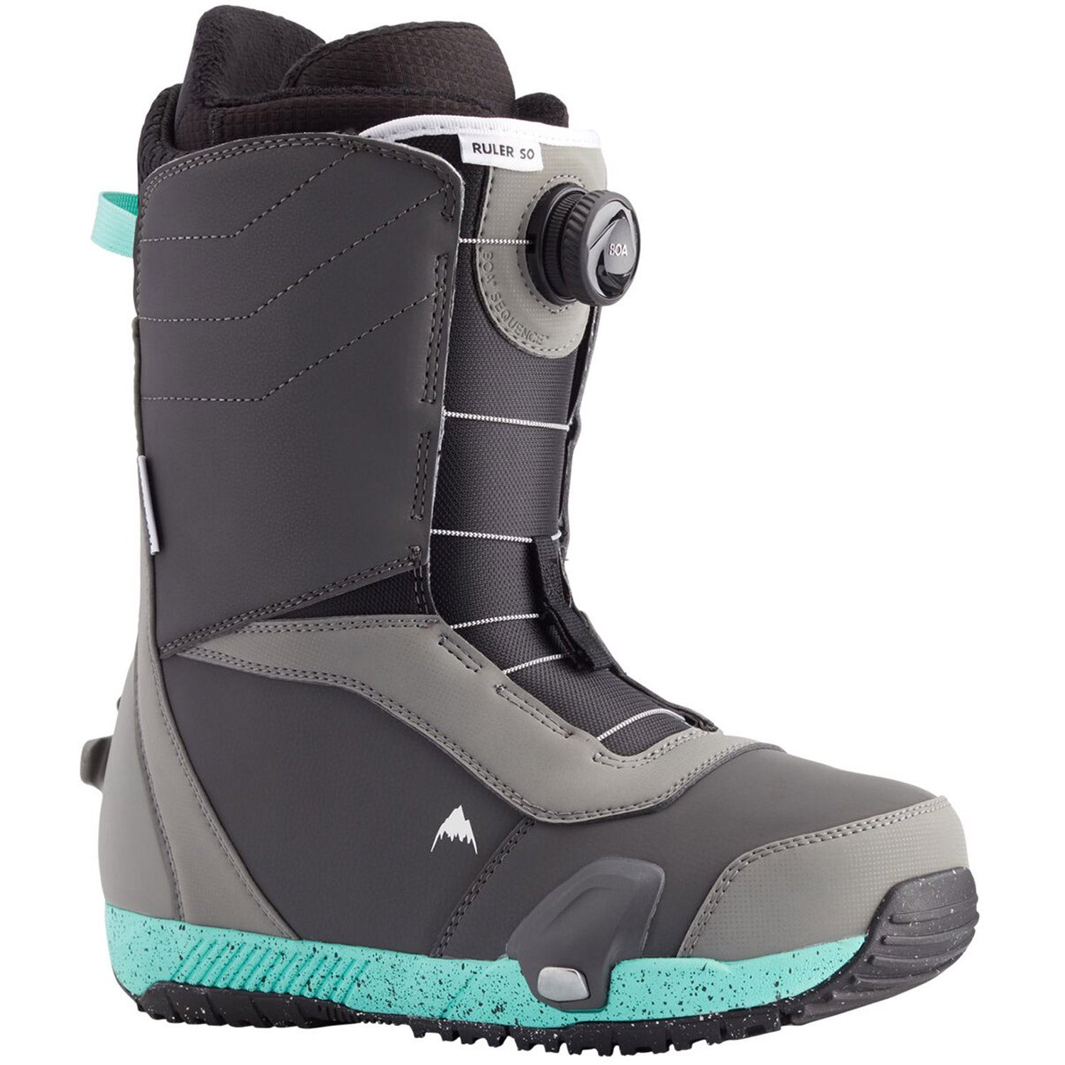 Burton Ruler Step On Snowboard Binding 2021 Gray Teal