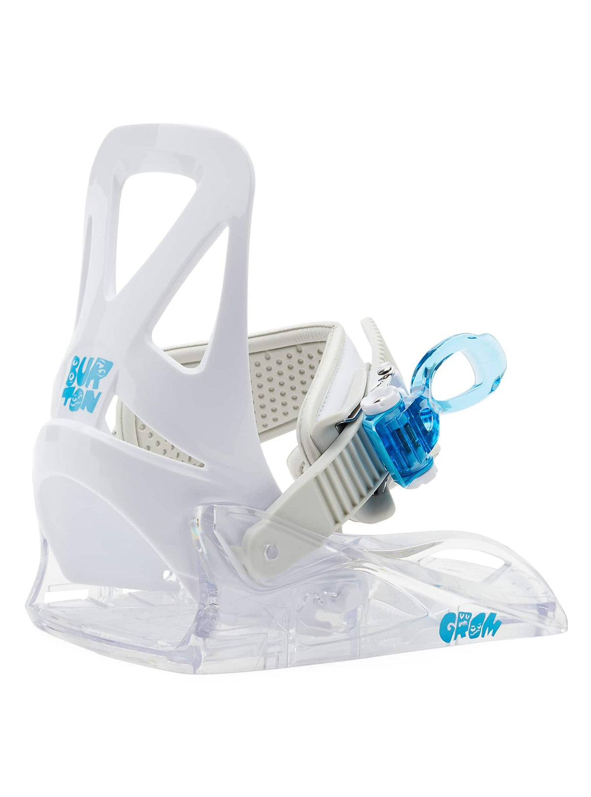 Burton Toddlers' Burton Mini Grom Disc Snowboard Bindings White