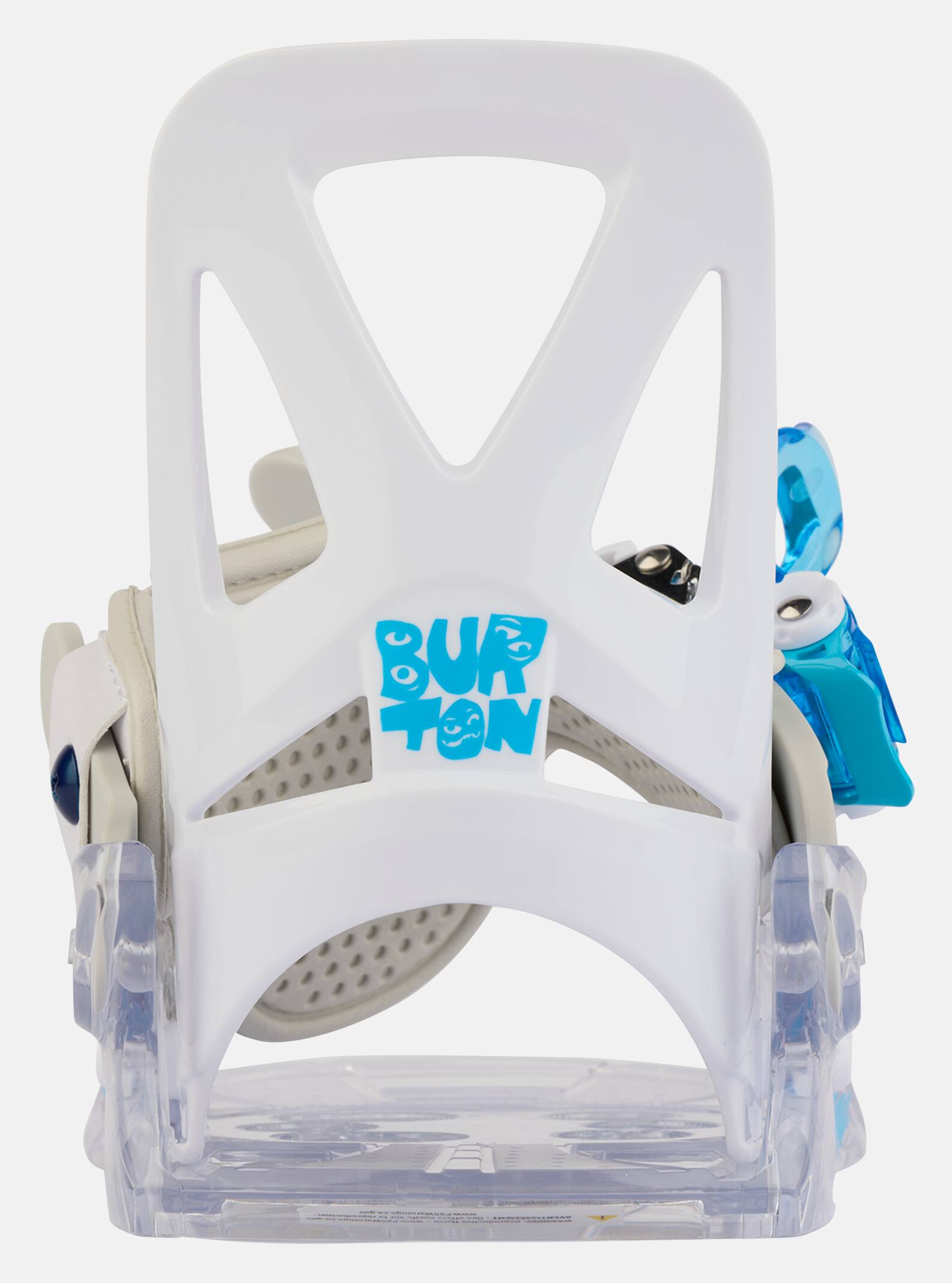 Burton Toddlers' Burton Mini Grom Disc Snowboard Bindings White