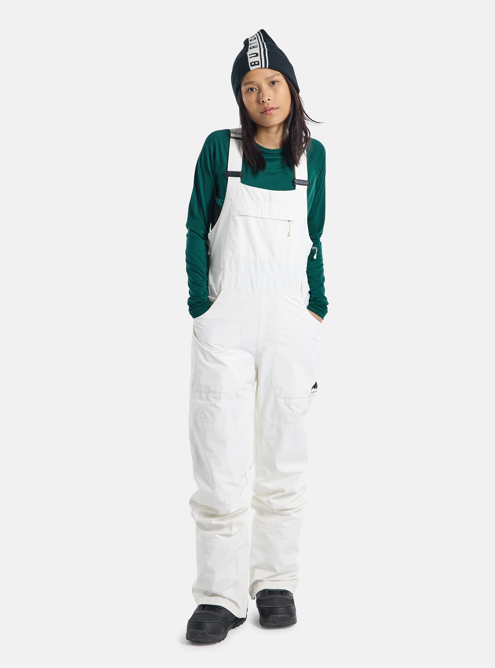 Burton Women's Burton Avalon GORE-TEX 2L Bib Pants Stout White