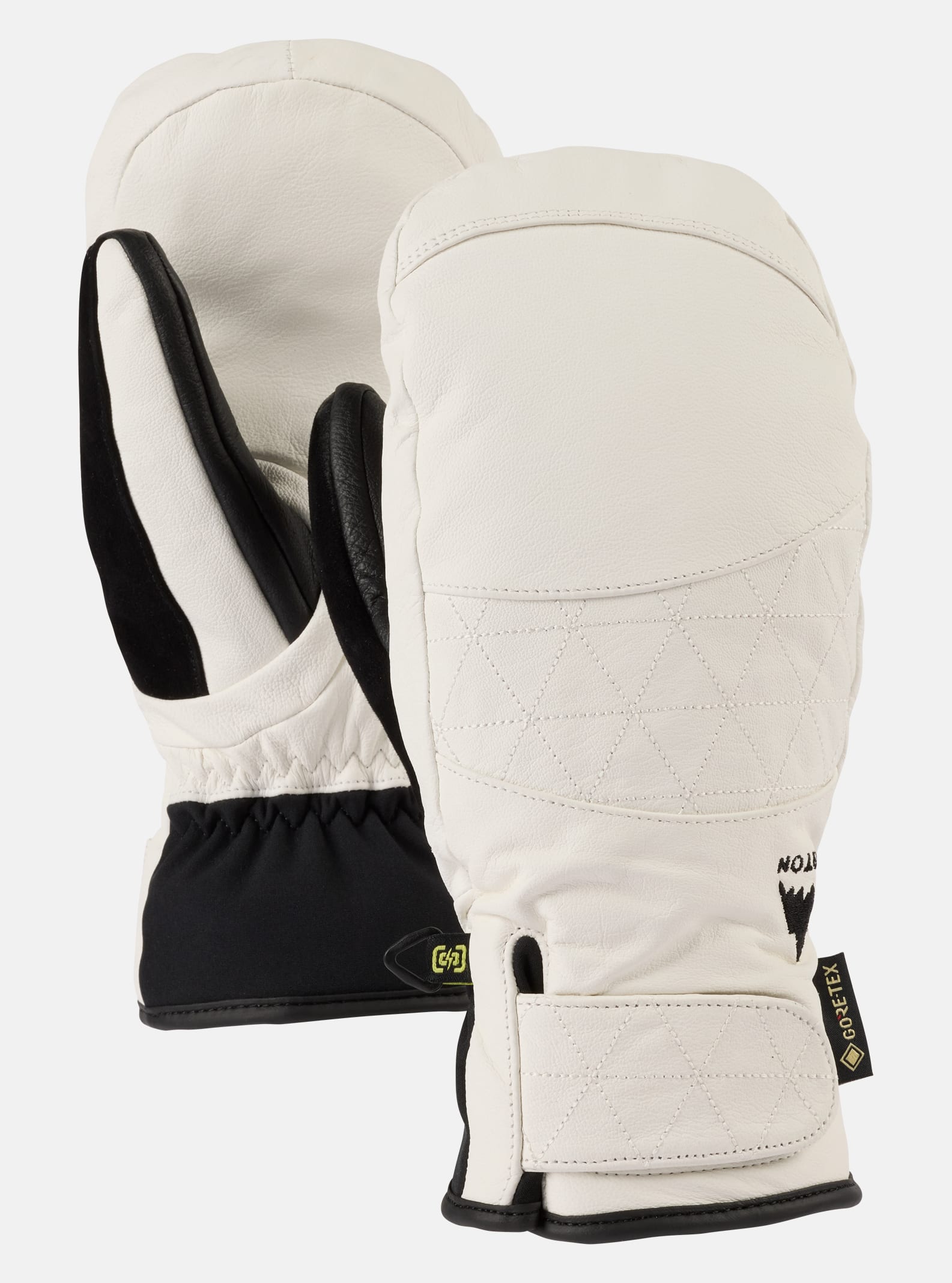 Burton Women's Burton Gondy GORE-TEX Leather Mittens Stout White