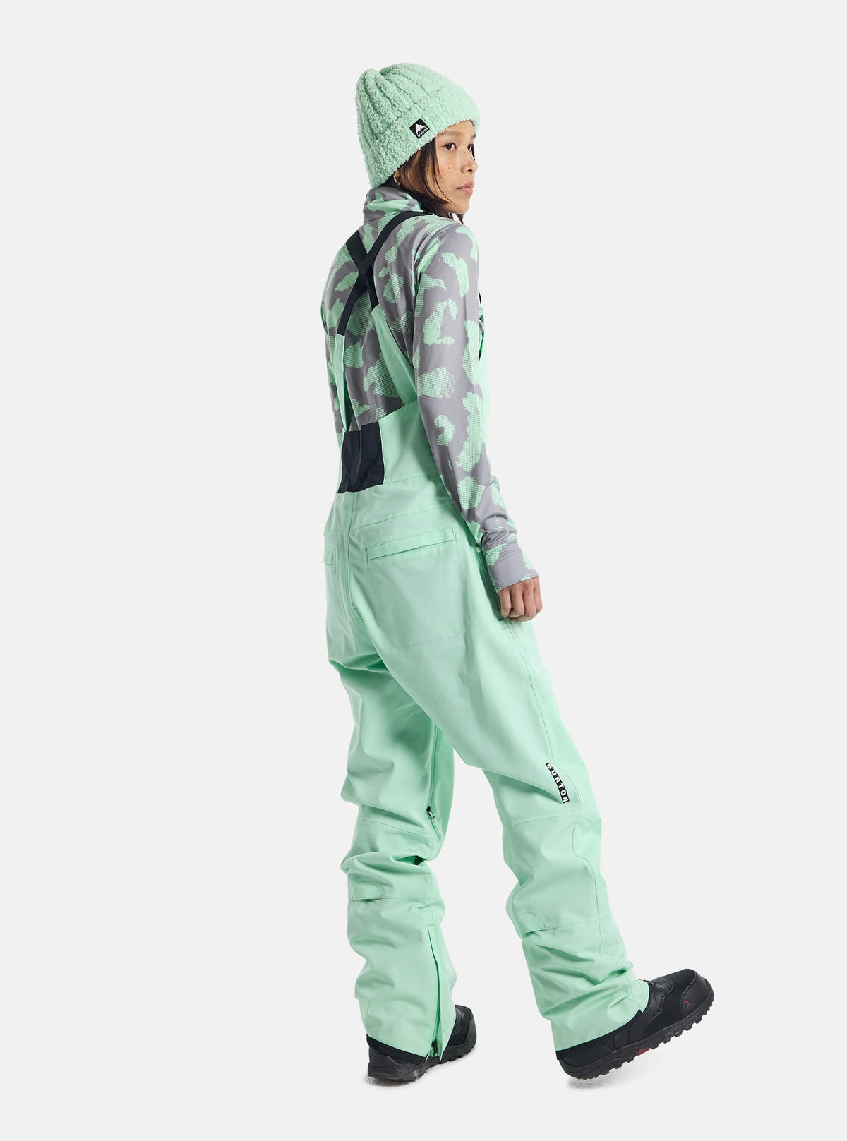 Burton Women's Burton Reserve Stretch 2L Bib Pants Jewel Green