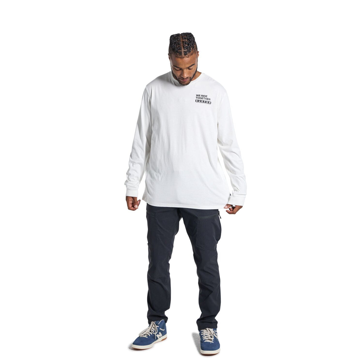 Burton Woodmere L/S T-Shirt Stout White