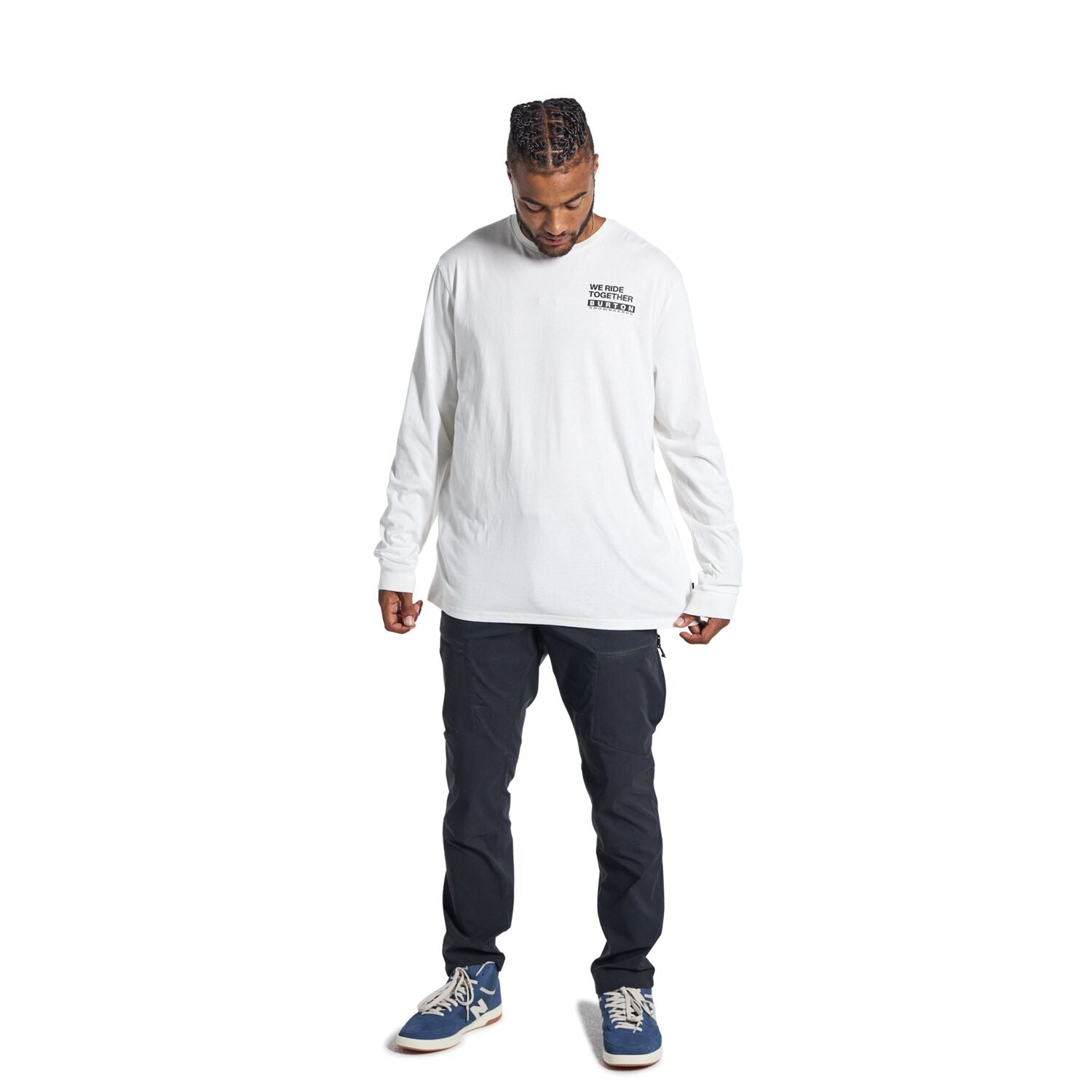 Burton Woodmere L/S T-Shirt Stout White