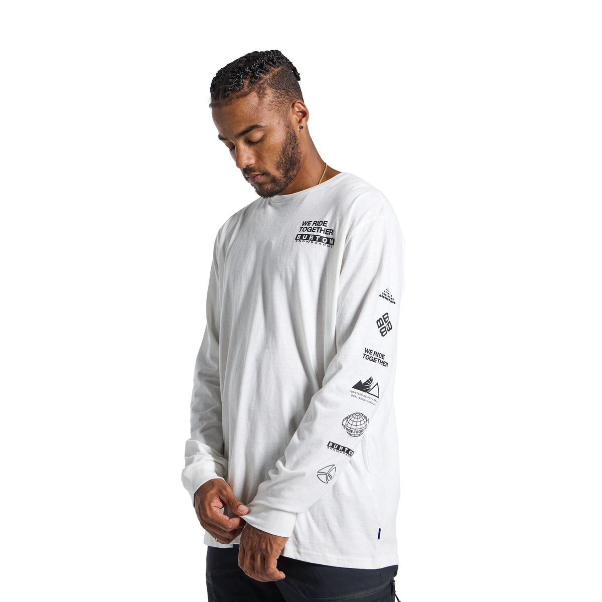 Burton Woodmere L/S T-Shirt Stout White